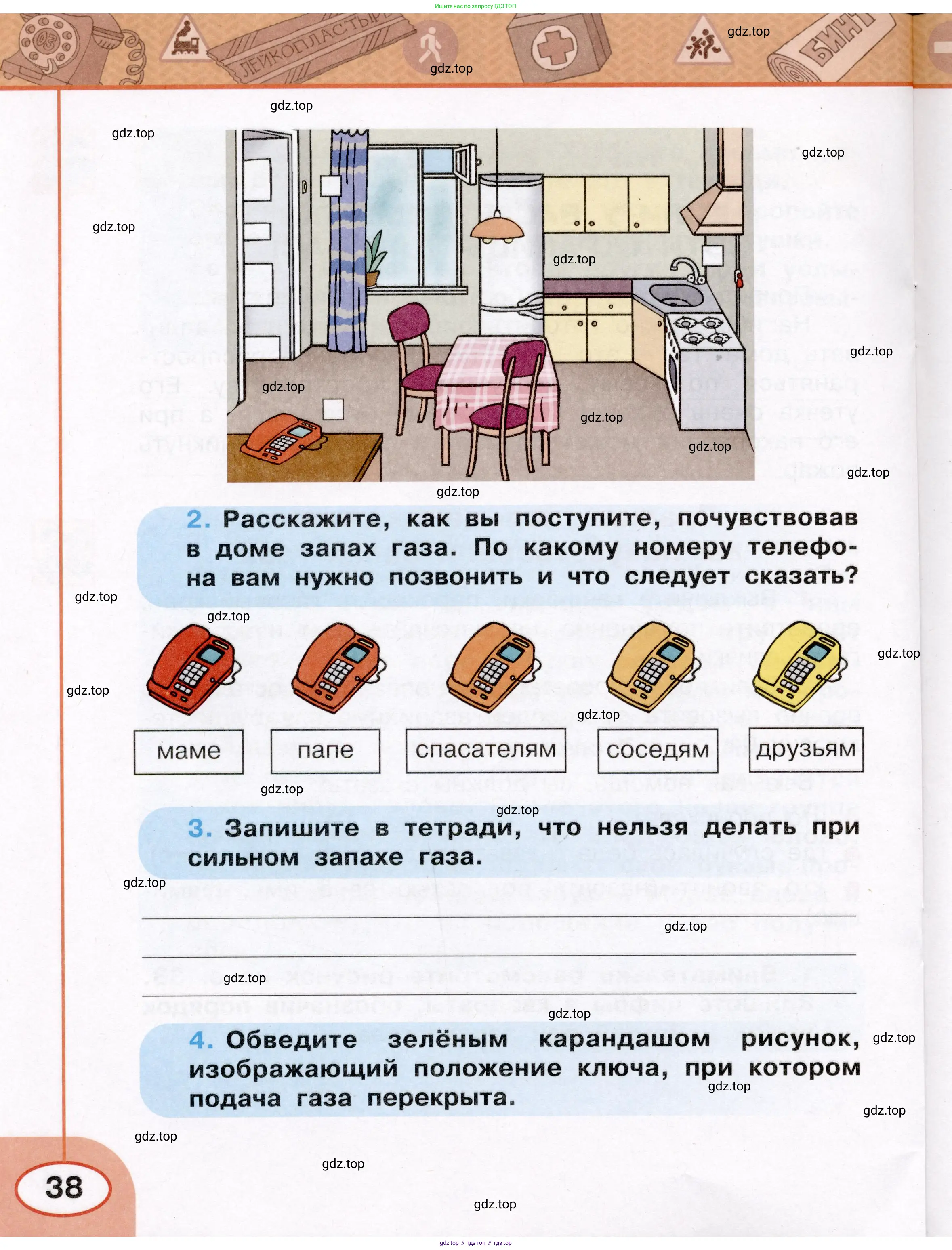 Окружающий мир, 3 класс рабочая тетрадь, автор: Ижевский Павел Владимирович, издательство Просвещение, Москва, 2019, белого цвета, страница 38