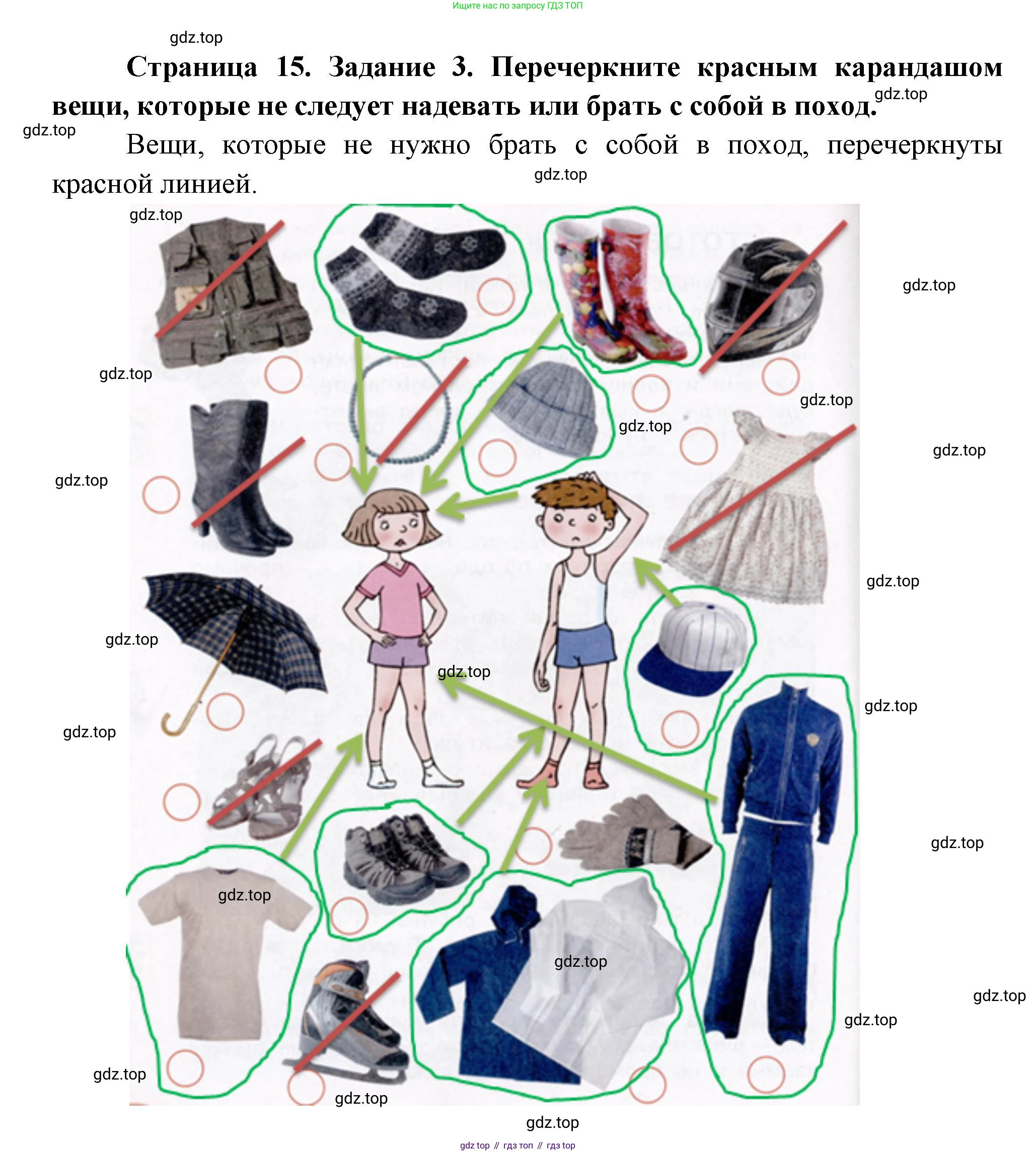Окружающий мир, 3 класс рабочая тетрадь, автор: Ижевский Павел Владимирович, издательство Просвещение, Москва, 2019, белого цвета, страница 15, номер 3, Решение