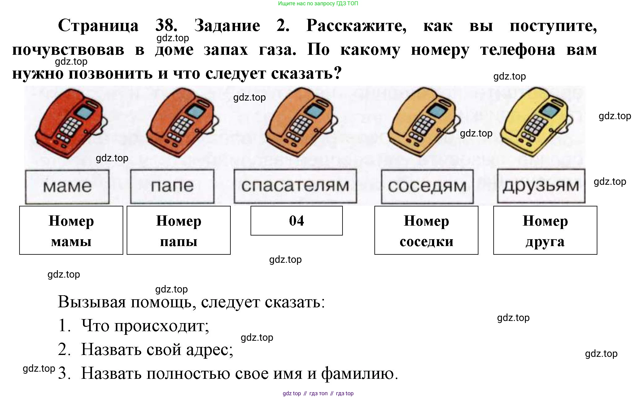 Окружающий мир, 3 класс рабочая тетрадь, автор: Ижевский Павел Владимирович, издательство Просвещение, Москва, 2019, белого цвета, страница 38, номер 2, Решение