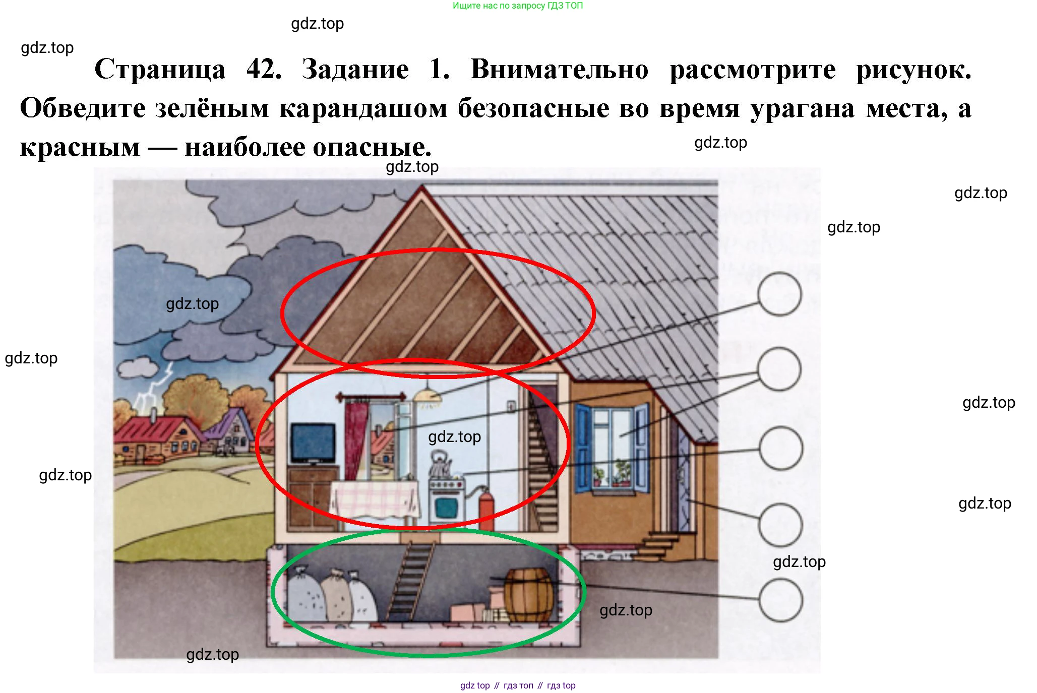 Окружающий мир, 3 класс рабочая тетрадь, автор: Ижевский Павел Владимирович, издательство Просвещение, Москва, 2019, белого цвета, страница 42, номер 1, Решение