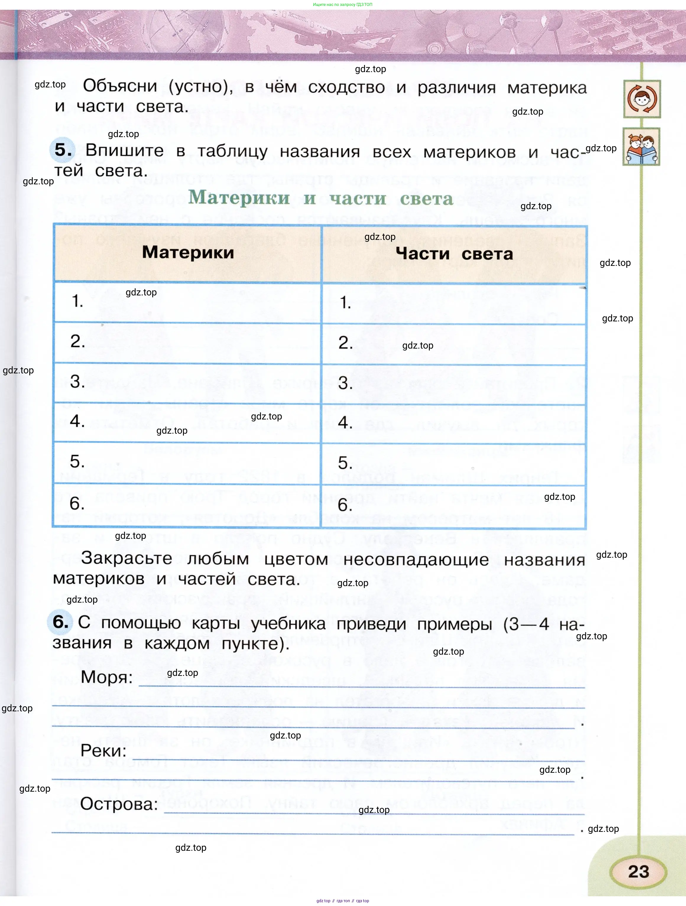 Окружающий мир, 3 класс рабочая тетрадь, авторы: Плешаков Андрей Анатольевич, Новицкая Марина Юрьевна, издательство Просвещение, Москва, 2019, белого цвета, Часть 1, страница 23