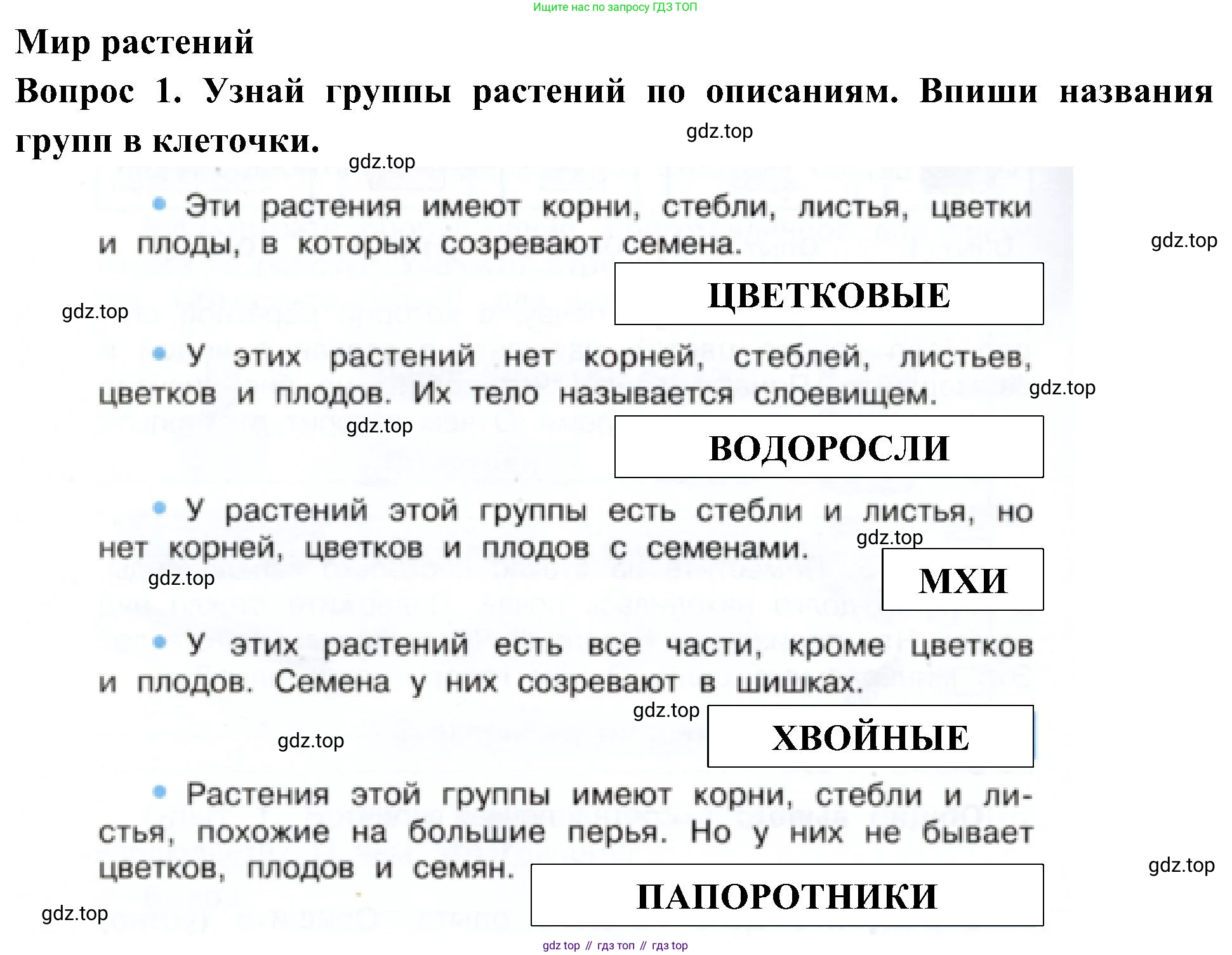 Окружающий мир, 3 класс рабочая тетрадь, авторы: Плешаков Андрей Анатольевич, Новицкая Марина Юрьевна, издательство Просвещение, Москва, 2019, белого цвета, Часть 1, страница 52, номер 1, Решение