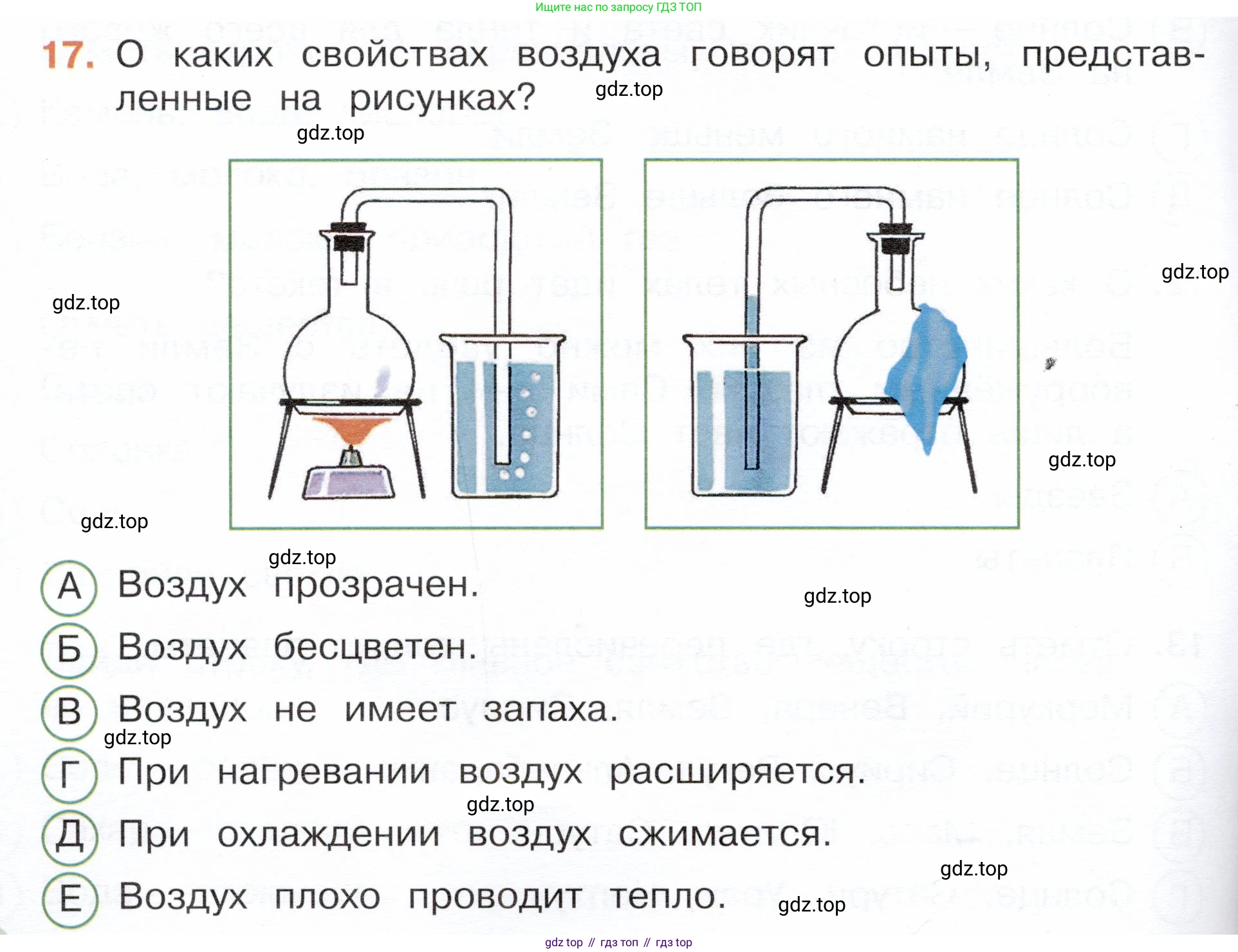 Окружающий мир, 3 класс Тесты, авторы: Плешаков Андрей Анатольевич, Новицкая Марина Юрьевна, Назарова З Д, издательство Просвещение, Москва, 2019, белого цвета, страница 20, номер 17, Условие