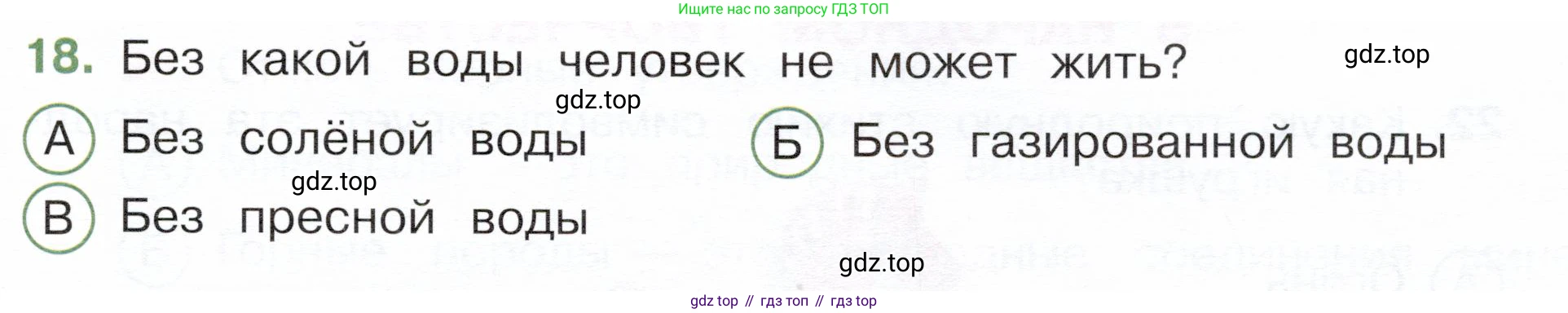 Окружающий мир, 3 класс Тесты, авторы: Плешаков Андрей Анатольевич, Новицкая Марина Юрьевна, Назарова З Д, издательство Просвещение, Москва, 2019, белого цвета, страница 21, номер 18, Условие