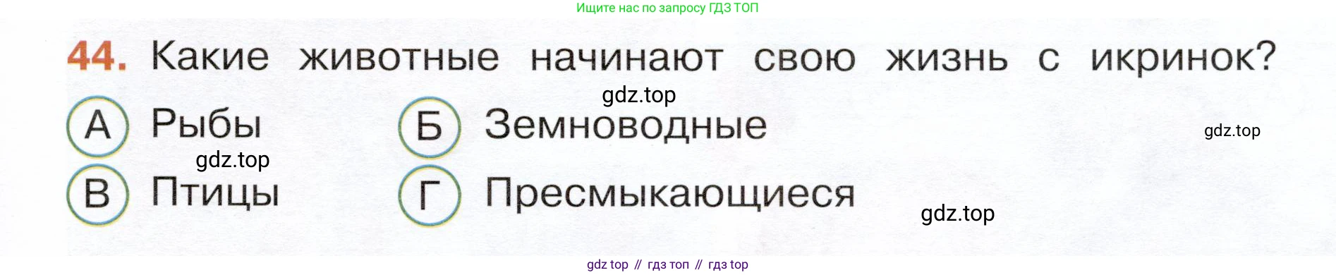 Окружающий мир, 3 класс Тесты, авторы: Плешаков Андрей Анатольевич, Новицкая Марина Юрьевна, Назарова З Д, издательство Просвещение, Москва, 2019, белого цвета, страница 29, номер 44, Условие