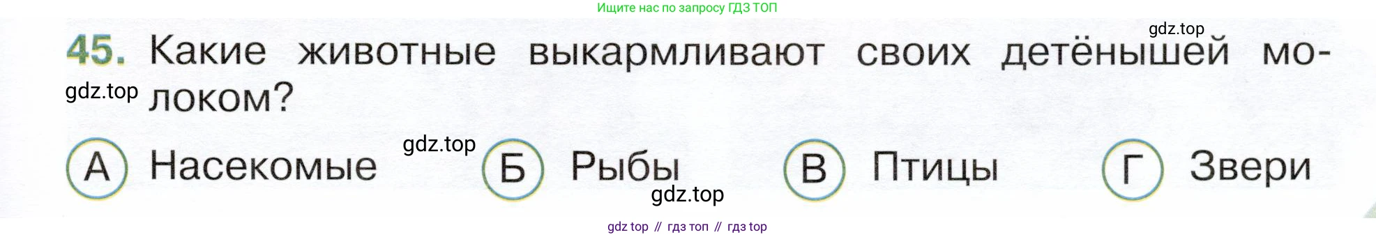 Окружающий мир, 3 класс Тесты, авторы: Плешаков Андрей Анатольевич, Новицкая Марина Юрьевна, Назарова З Д, издательство Просвещение, Москва, 2019, белого цвета, страница 29, номер 45, Условие