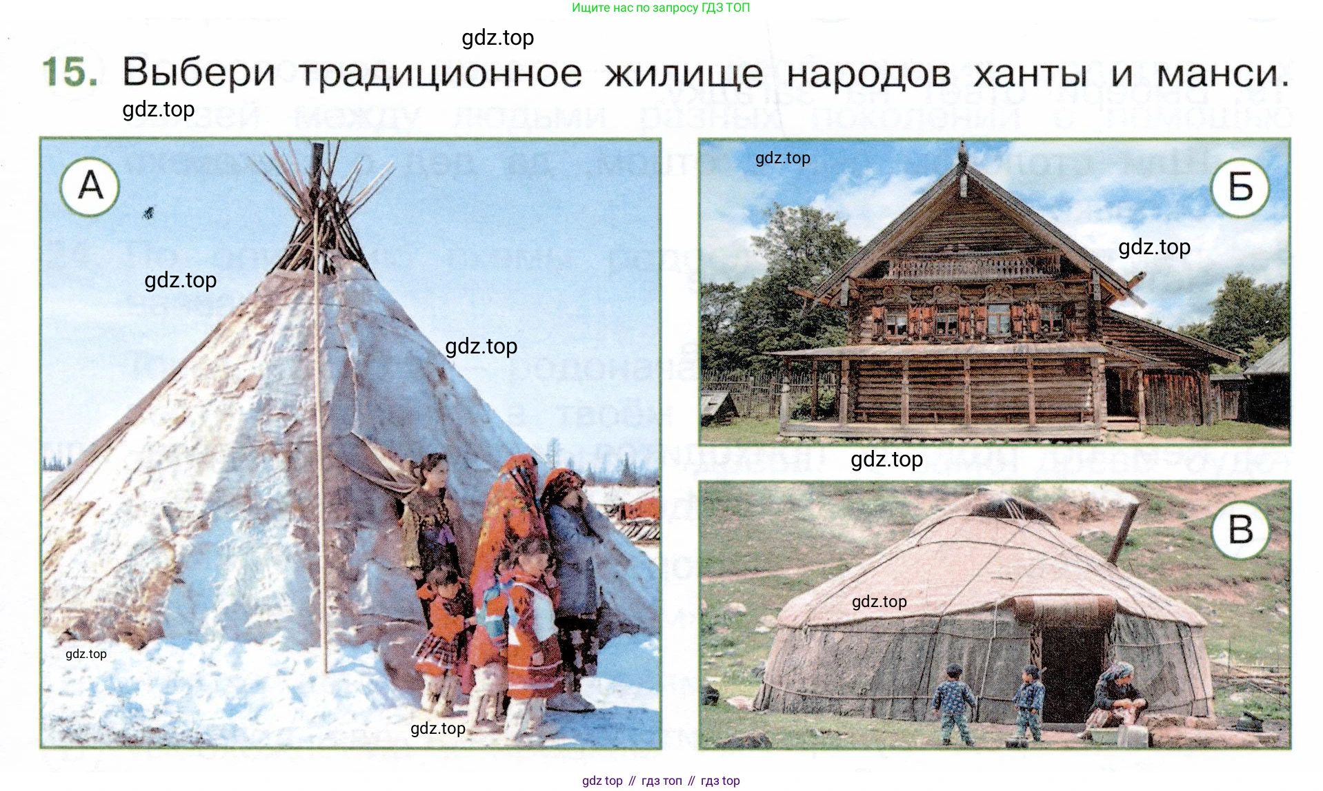 Окружающий мир, 3 класс Тесты, авторы: Плешаков Андрей Анатольевич, Новицкая Марина Юрьевна, Назарова З Д, издательство Просвещение, Москва, 2019, белого цвета, страница 45, номер 15, Условие