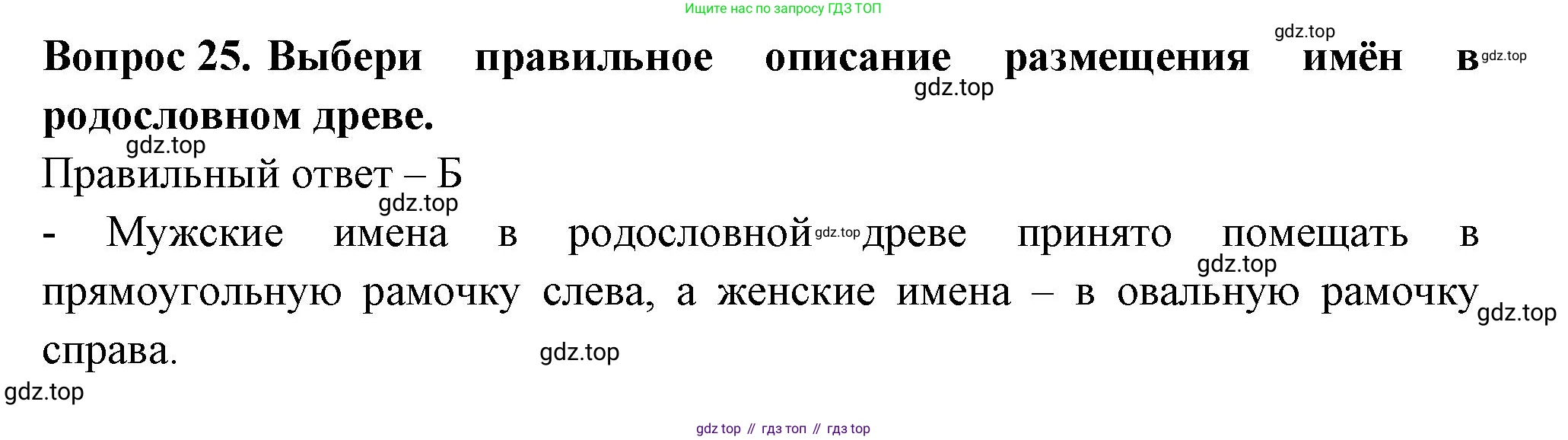 Окружающий мир, 3 класс Тесты, авторы: Плешаков Андрей Анатольевич, Новицкая Марина Юрьевна, Назарова З Д, издательство Просвещение, Москва, 2019, белого цвета, страница 47, номер 25, Решение