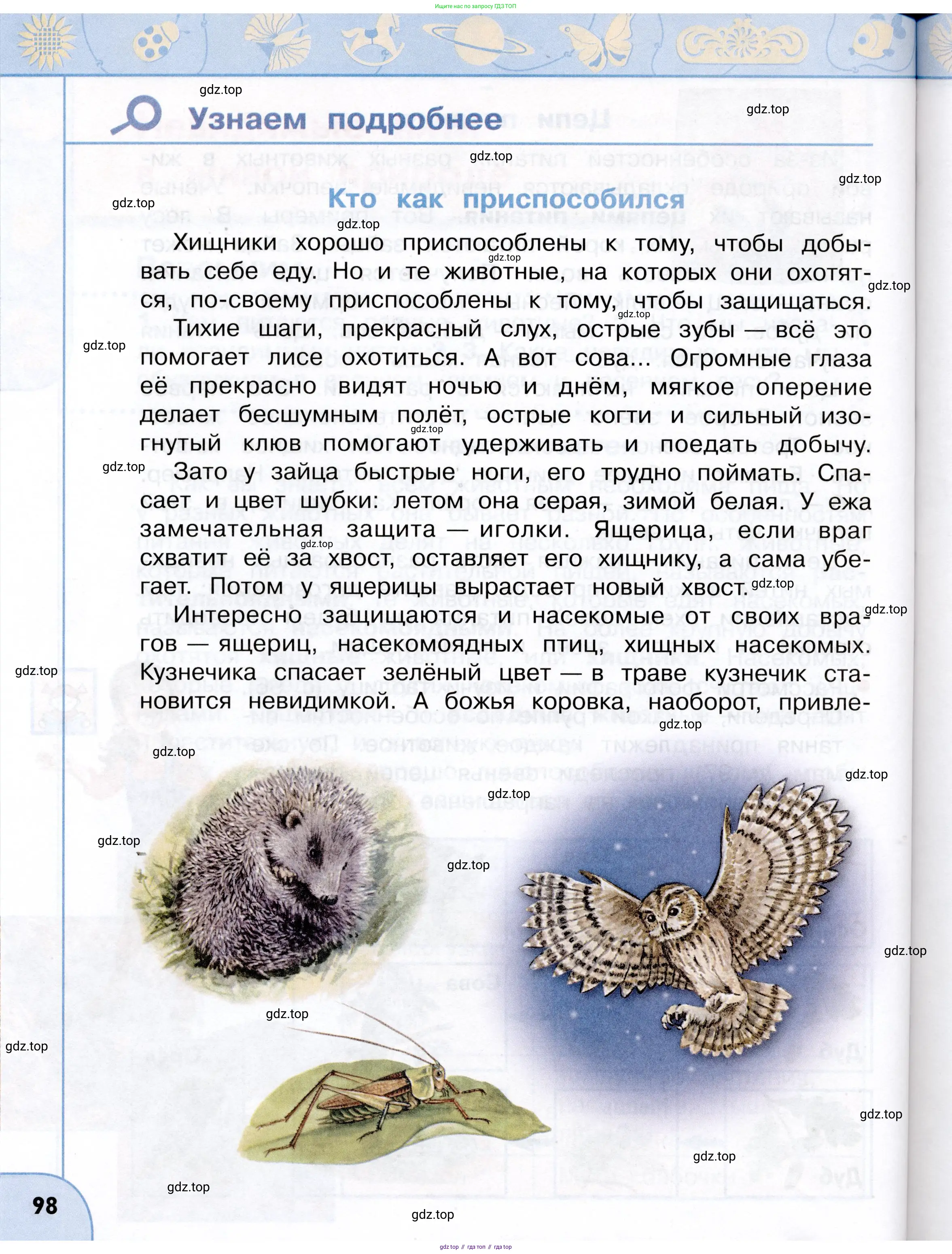 Окружающий мир, 3 класс Учебник, авторы: Плешаков Андрей Анатольевич, Новицкая Марина Юрьевна, издательство Просвещение, Москва, 2019, белого цвета, страница 98