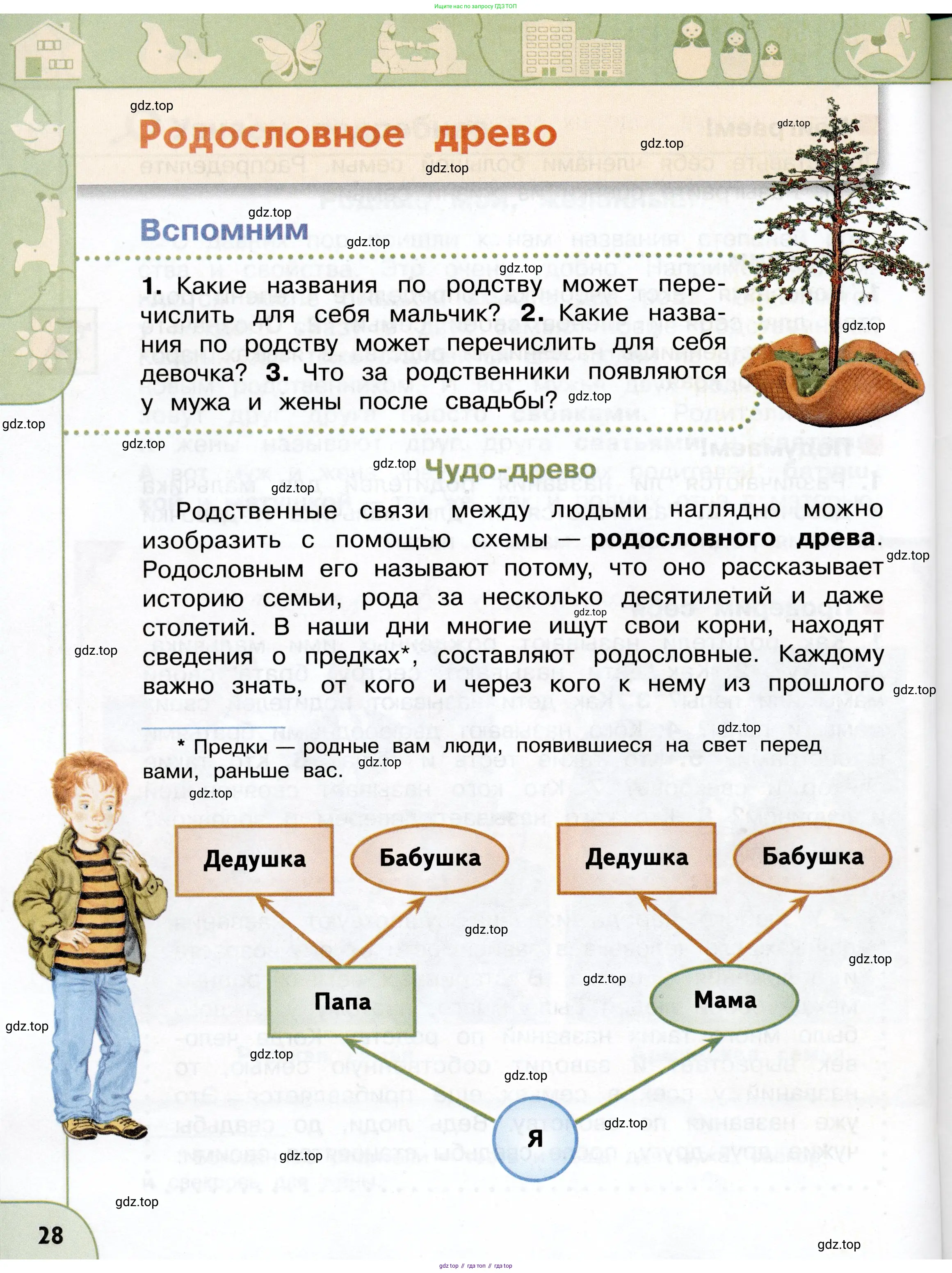 Окружающий мир, 3 класс Учебник, авторы: Плешаков Андрей Анатольевич, Новицкая Марина Юрьевна, издательство Просвещение, Москва, 2019, белого цвета, Часть 1, страница 28