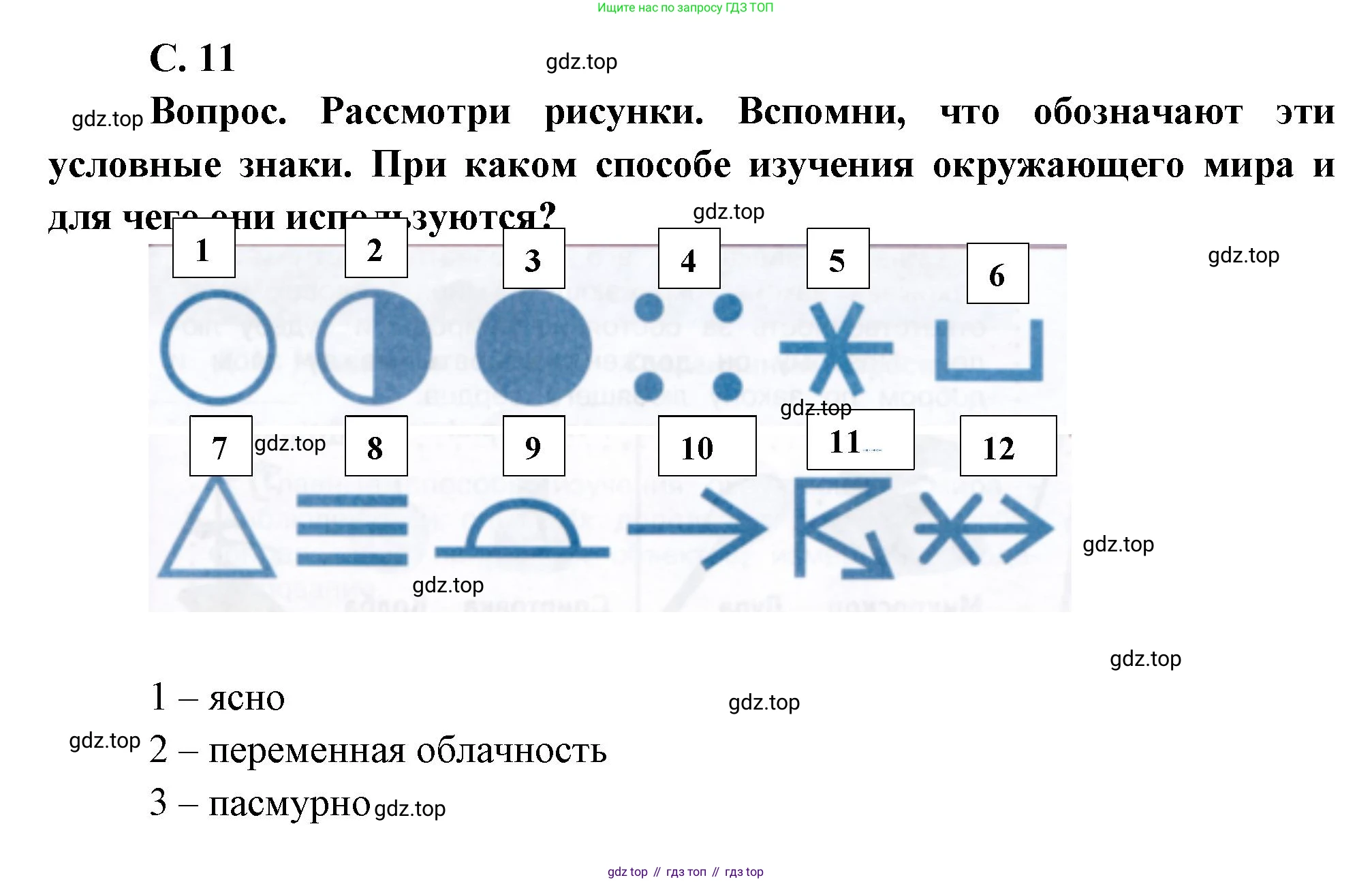 Окружающий мир, 3 класс Учебник, авторы: Плешаков Андрей Анатольевич, Новицкая Марина Юрьевна, издательство Просвещение, Москва, 2019, белого цвета, Часть 1, страница 11, номер 1, Решение