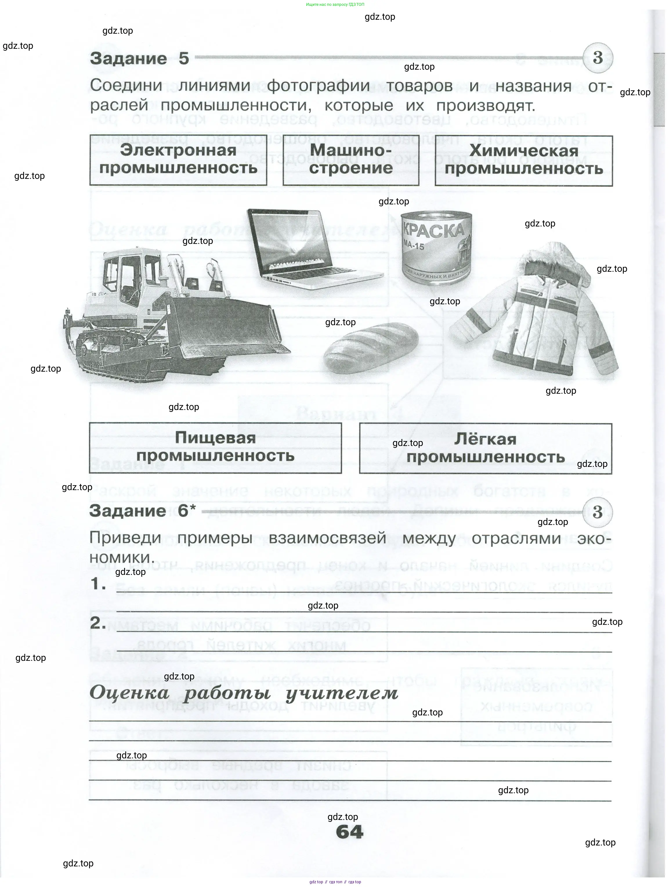 Окружающий мир, 3 класс Проверочные работы, авторы: Плешаков Андрей Анатольевич, Плешаков С А, издательство Просвещение, Москва, 2023, белого цвета, страница 64