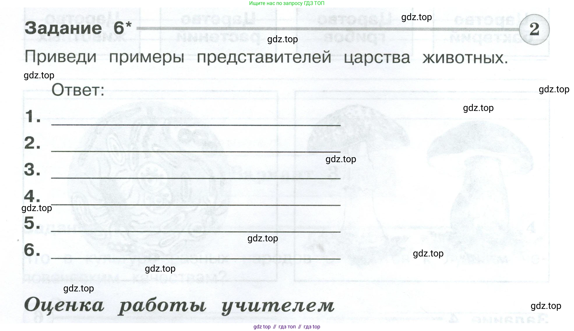 Окружающий мир, 3 класс Проверочные работы, авторы: Плешаков Андрей Анатольевич, Плешаков С А, издательство Просвещение, Москва, 2023, белого цвета, страница 20, номер 6, Условие