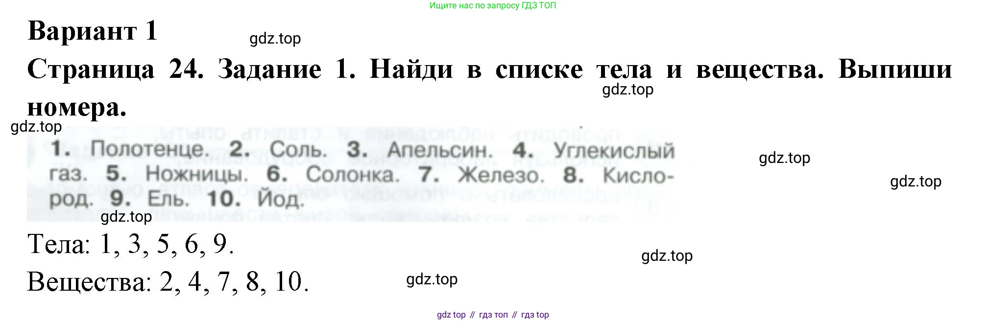 Окружающий мир, 3 класс Проверочные работы, авторы: Плешаков Андрей Анатольевич, Плешаков С А, издательство Просвещение, Москва, 2023, белого цвета, страница 24, номер 1, Решение