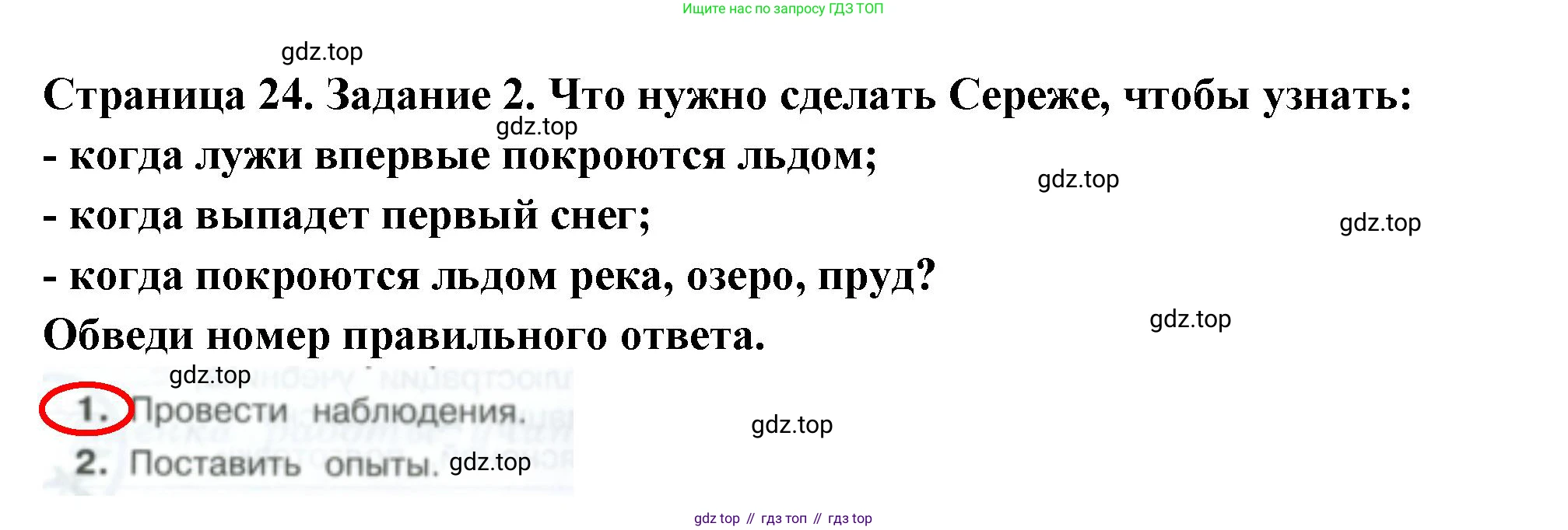 Окружающий мир, 3 класс Проверочные работы, авторы: Плешаков Андрей Анатольевич, Плешаков С А, издательство Просвещение, Москва, 2023, белого цвета, страница 24, номер 2, Решение