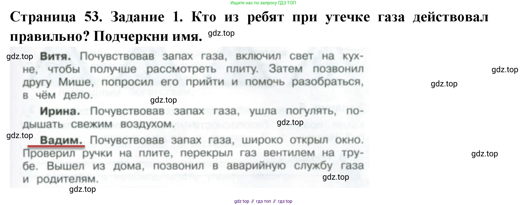Окружающий мир, 3 класс Проверочные работы, авторы: Плешаков Андрей Анатольевич, Плешаков С А, издательство Просвещение, Москва, 2023, белого цвета, страница 53, номер 1, Решение