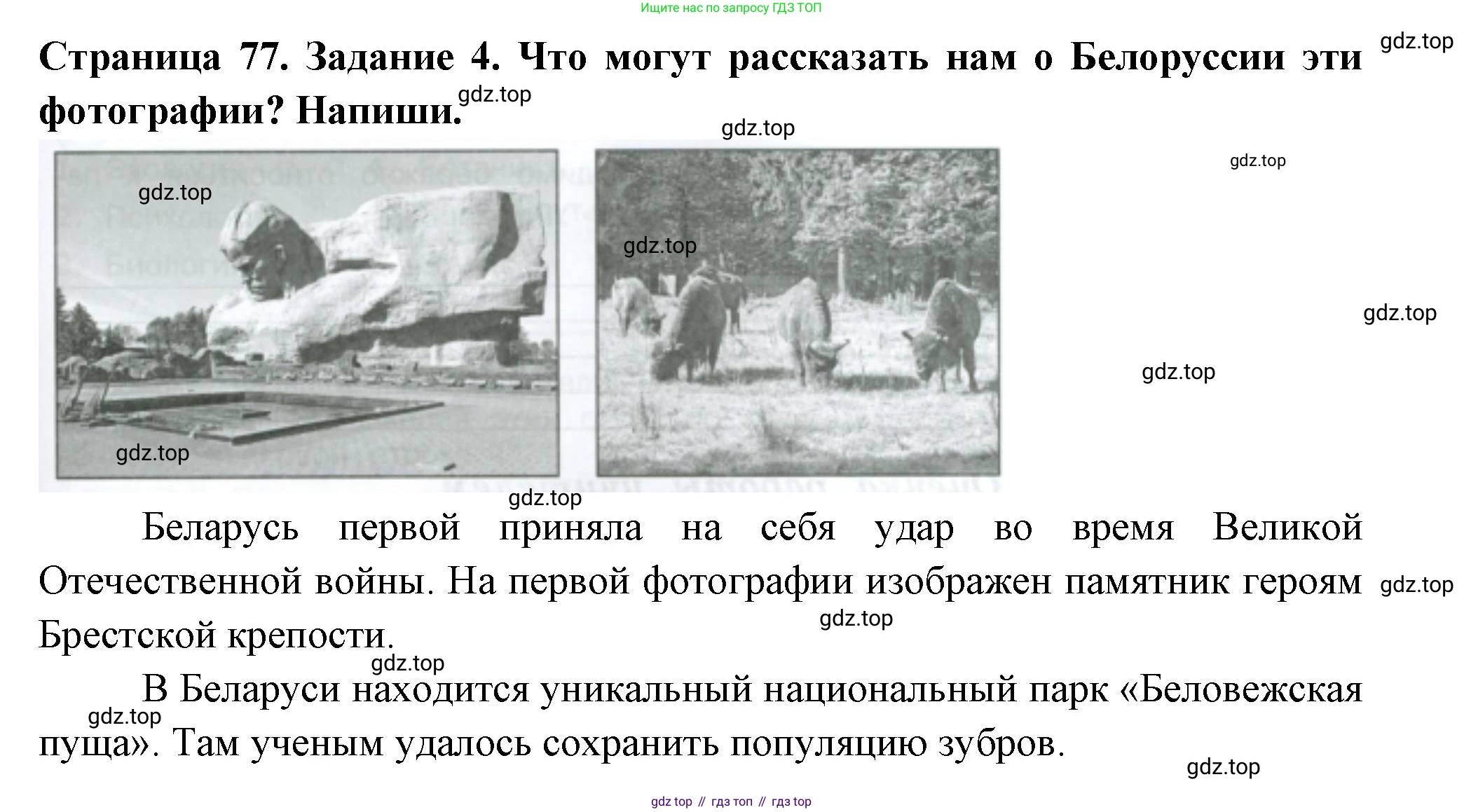 Окружающий мир, 3 класс Проверочные работы, авторы: Плешаков Андрей Анатольевич, Плешаков С А, издательство Просвещение, Москва, 2023, белого цвета, страница 77, номер 4, Решение