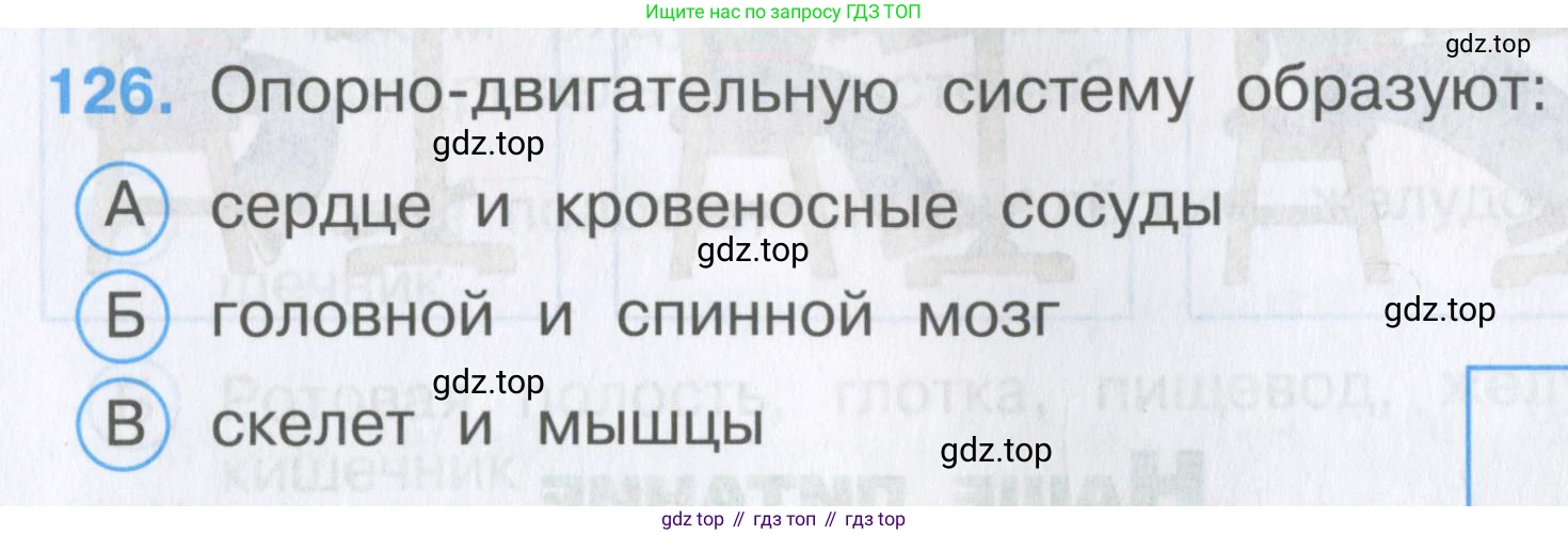 Окружающий мир, 3 класс Тесты, авторы: Плешаков Андрей Анатольевич, Гара Наталья Николаевна, Назарова З Д, издательство Просвещение, Москва, 2014, белого цвета, страница 39, номер 126, Условие