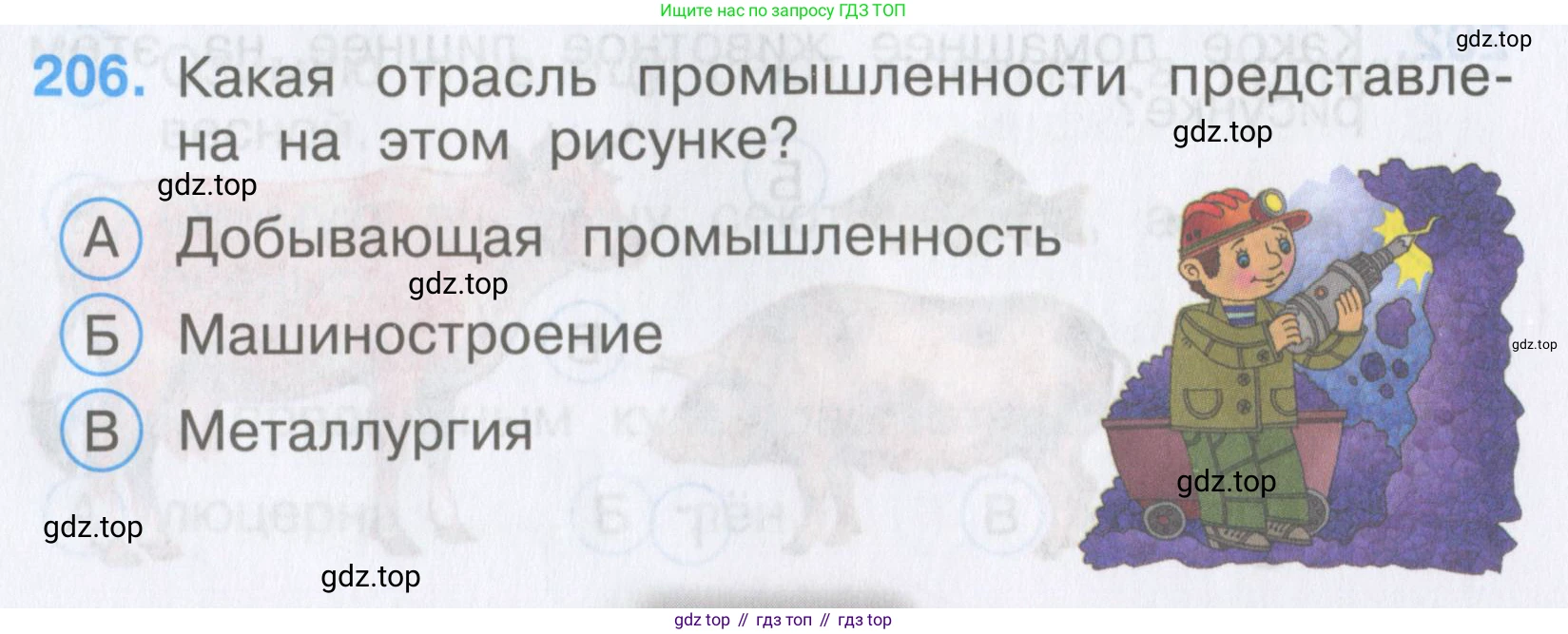Окружающий мир, 3 класс Тесты, авторы: Плешаков Андрей Анатольевич, Гара Наталья Николаевна, Назарова З Д, издательство Просвещение, Москва, 2014, белого цвета, страница 62, номер 206, Условие