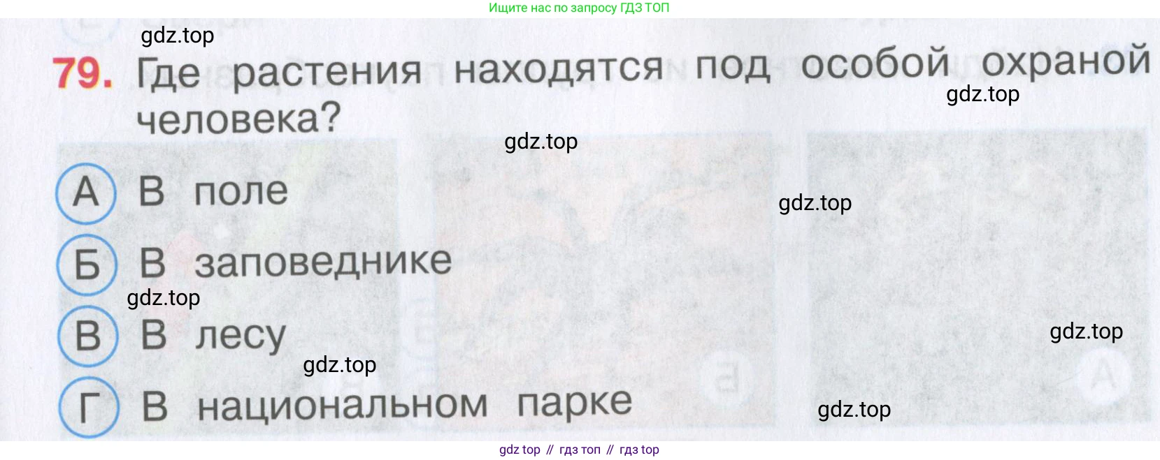 Окружающий мир, 3 класс Тесты, авторы: Плешаков Андрей Анатольевич, Гара Наталья Николаевна, Назарова З Д, издательство Просвещение, Москва, 2014, белого цвета, страница 25, номер 79, Условие