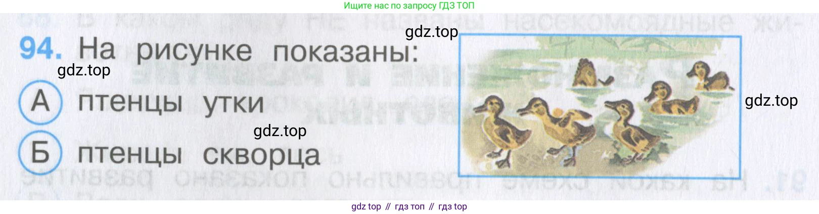 Окружающий мир, 3 класс Тесты, авторы: Плешаков Андрей Анатольевич, Гара Наталья Николаевна, Назарова З Д, издательство Просвещение, Москва, 2014, белого цвета, страница 30, номер 94, Условие