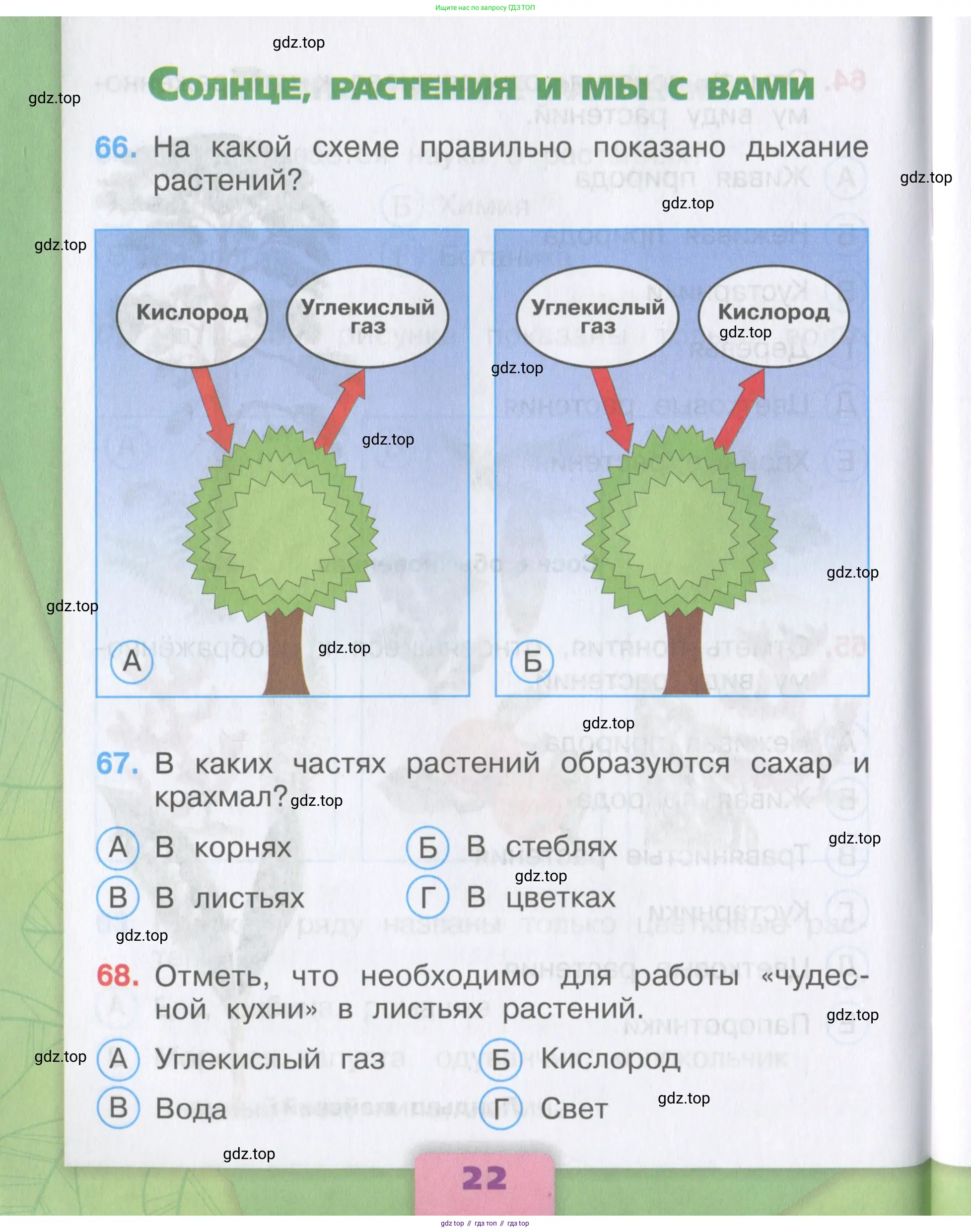 Окружающий мир, 3 класс Тесты, авторы: Плешаков Андрей Анатольевич, Гара Наталья Николаевна, Назарова З Д, издательство Просвещение, Москва, 2014, белого цвета, страница 22