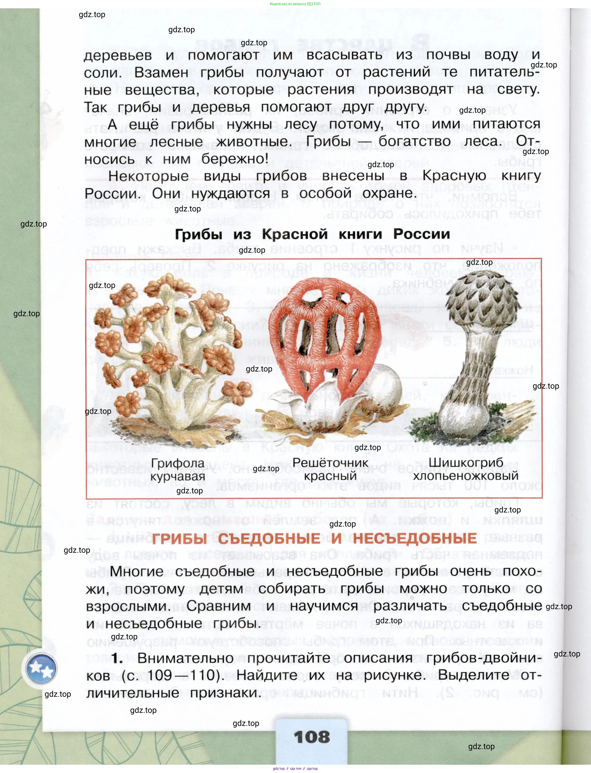 Окружающий мир, 3 класс Учебник, автор: Плешаков Андрей Анатольевич, издательство Просвещение, Москва, 2023, белого цвета, страница 108