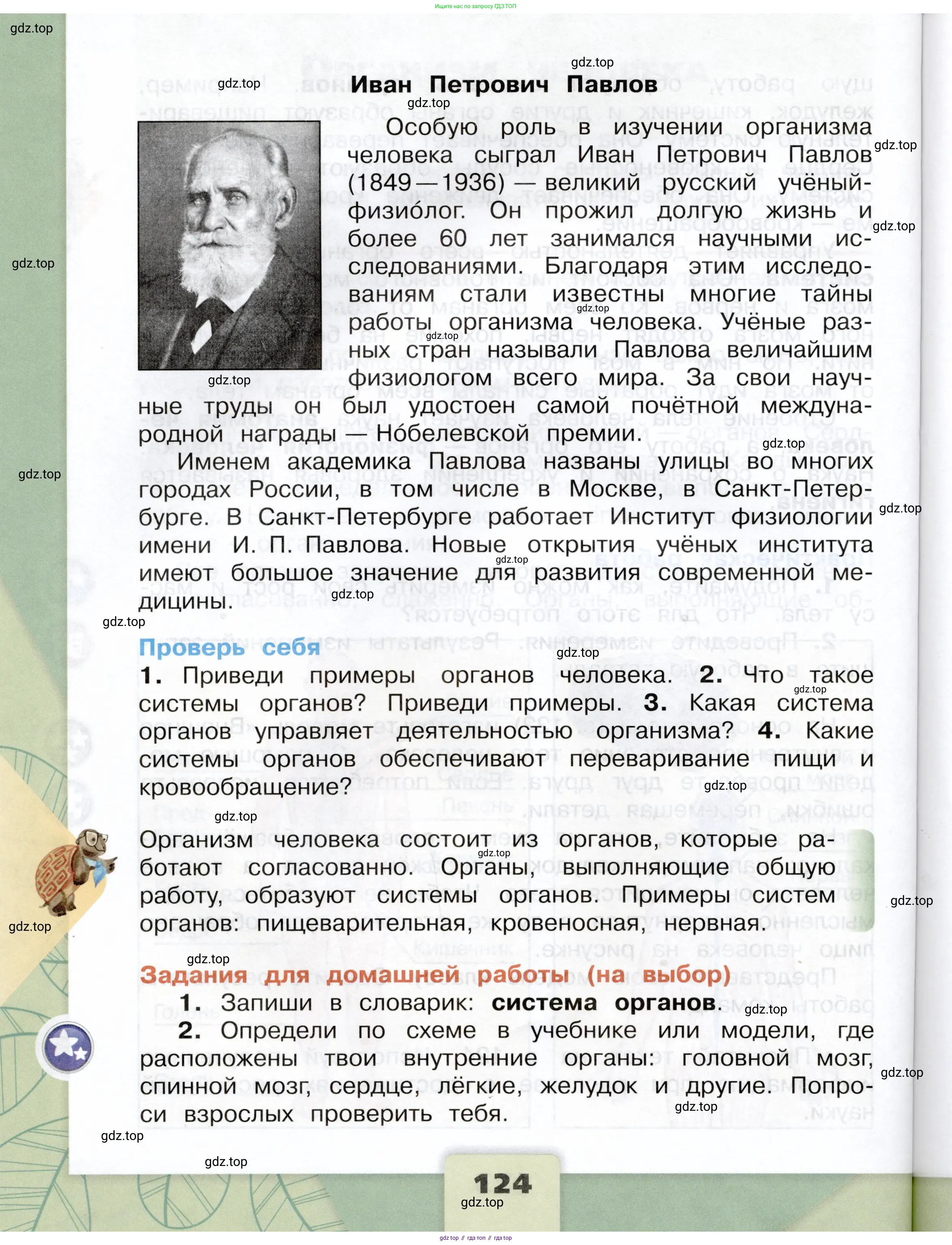 Окружающий мир, 3 класс Учебник, автор: Плешаков Андрей Анатольевич, издательство Просвещение, Москва, 2023, белого цвета, страница 124