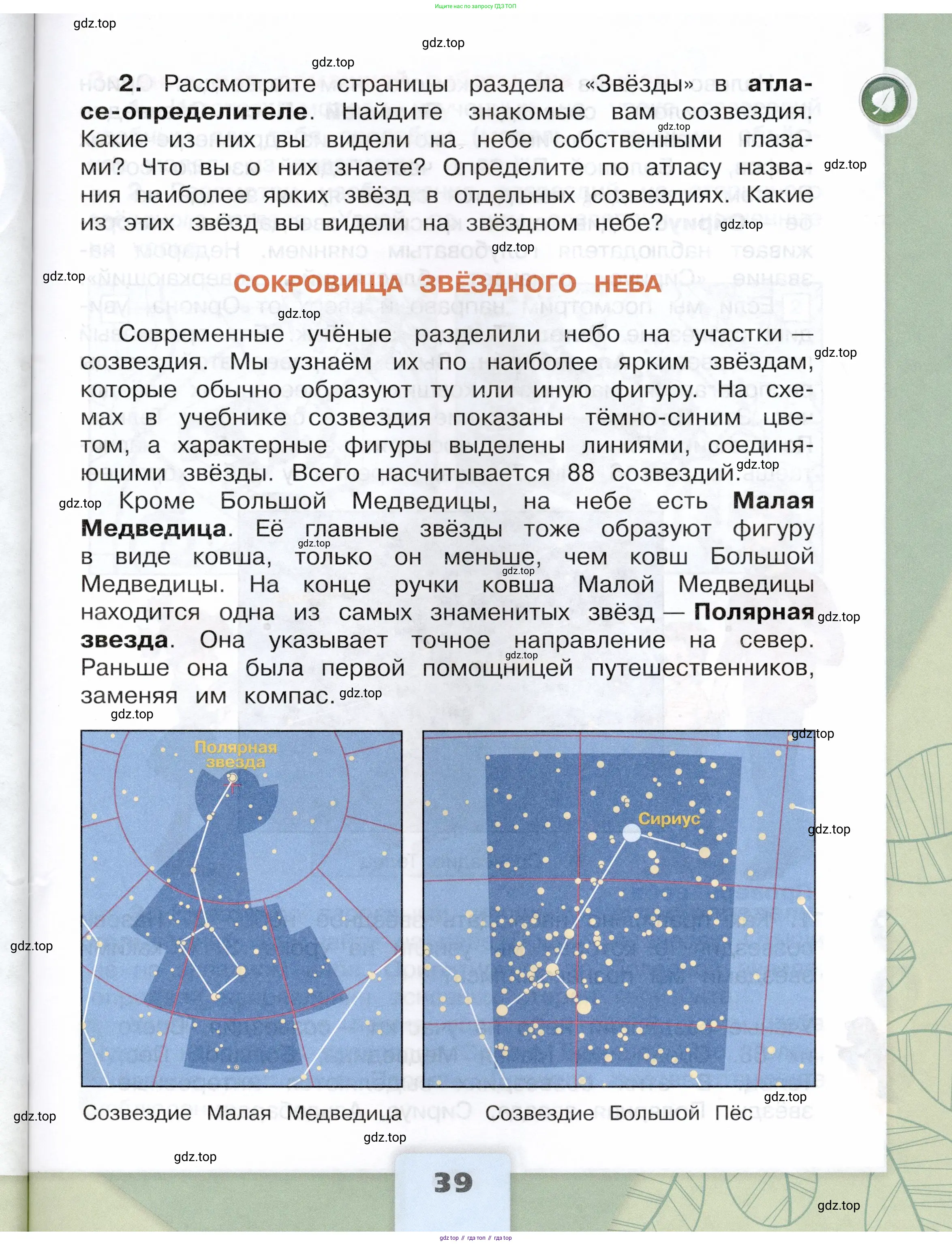 Окружающий мир, 3 класс Учебник, автор: Плешаков Андрей Анатольевич, издательство Просвещение, Москва, 2023, белого цвета, страница 39