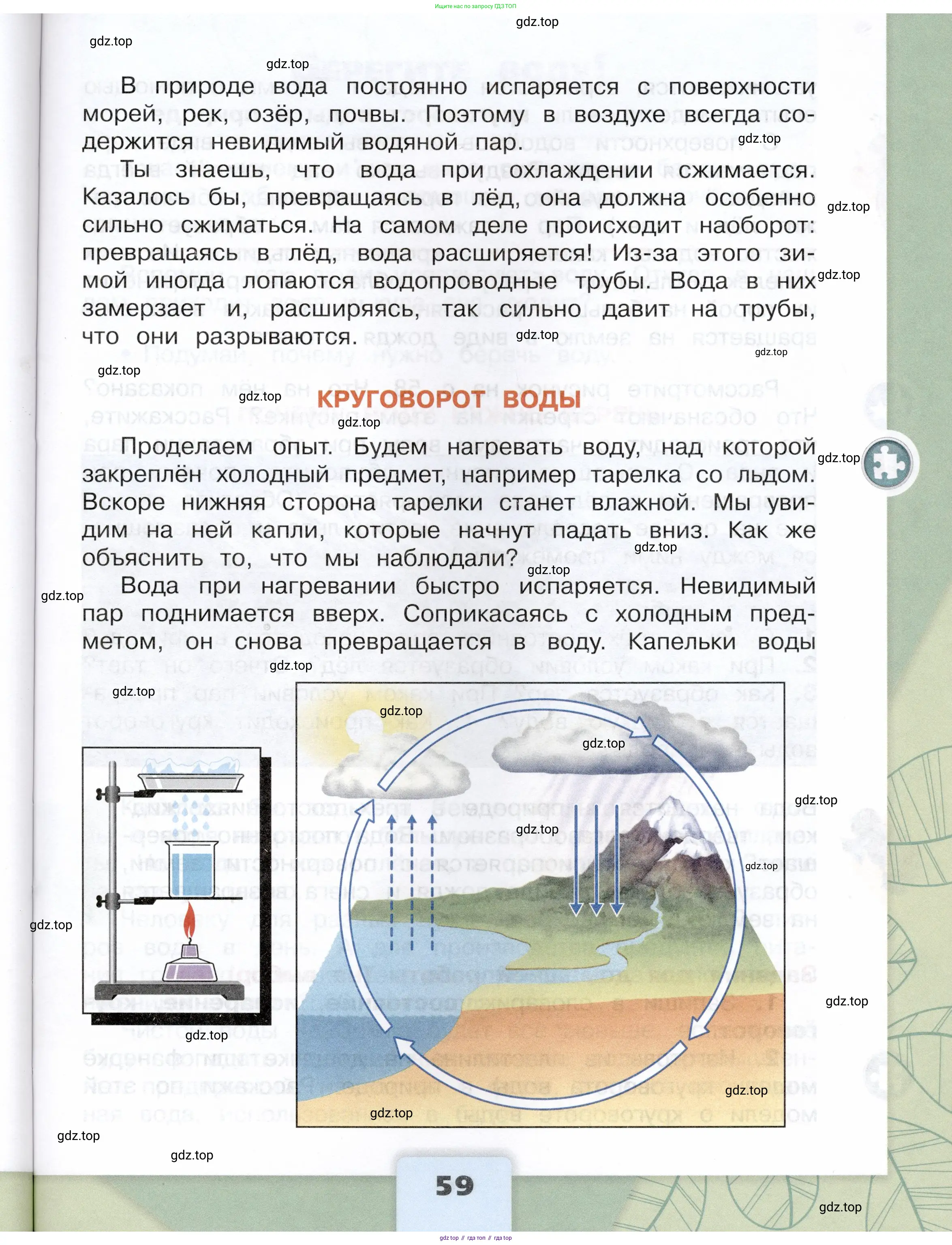 Окружающий мир, 3 класс Учебник, автор: Плешаков Андрей Анатольевич, издательство Просвещение, Москва, 2023, белого цвета, страница 59