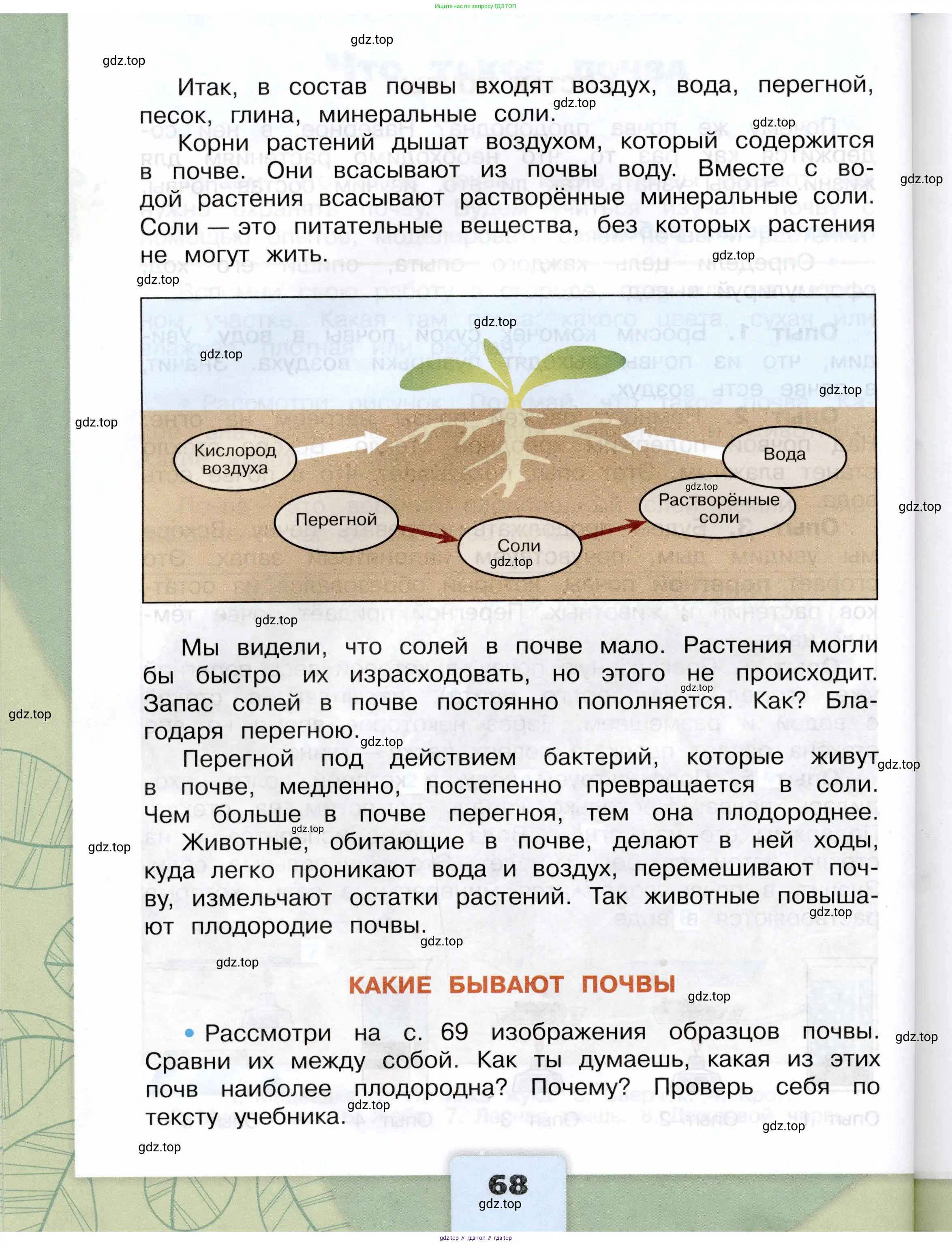 Окружающий мир, 3 класс Учебник, автор: Плешаков Андрей Анатольевич, издательство Просвещение, Москва, 2023, белого цвета, страница 68