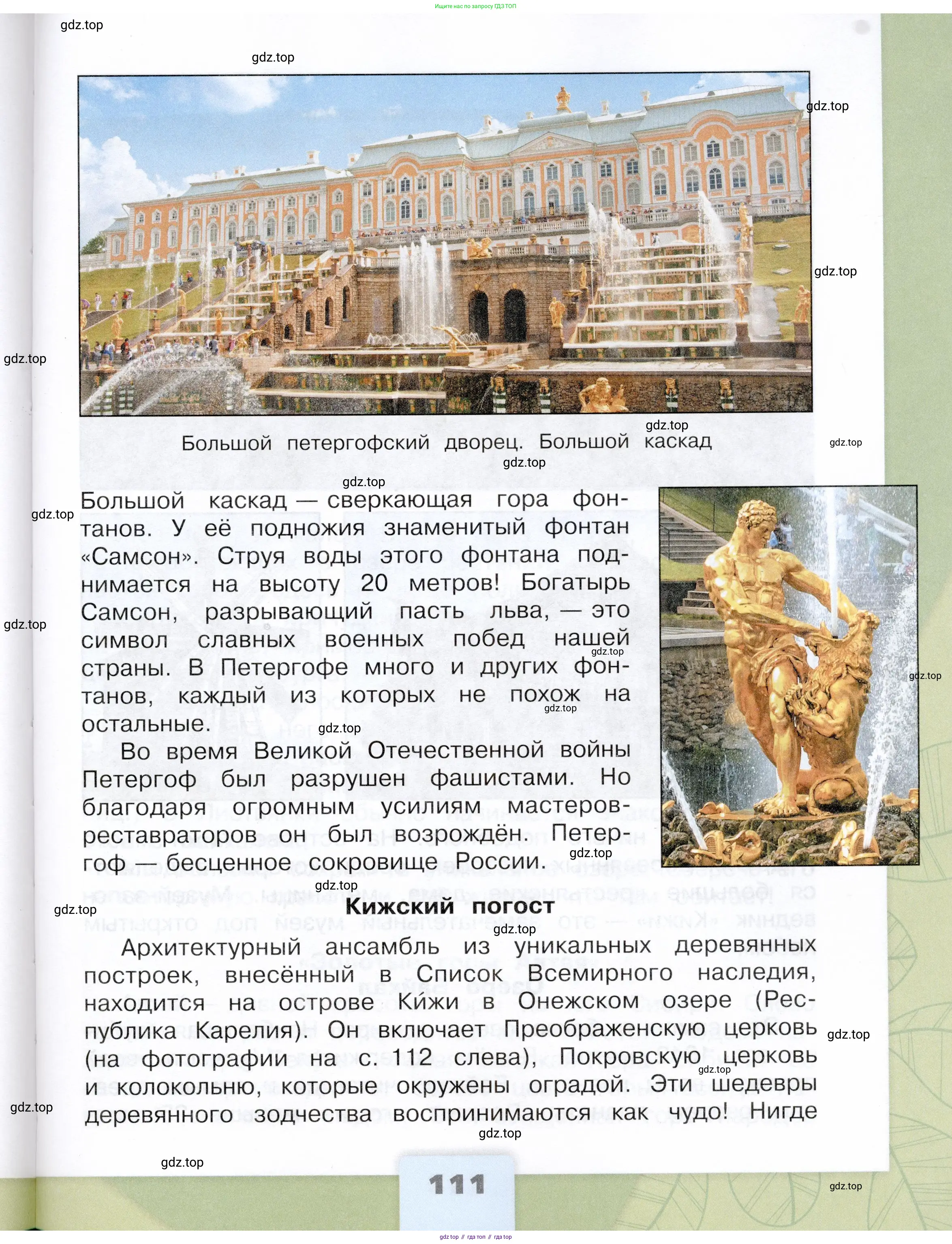 Окружающий мир, 3 класс Учебник, автор: Плешаков Андрей Анатольевич, издательство Просвещение, Москва, 2023, белого цвета, страница 111