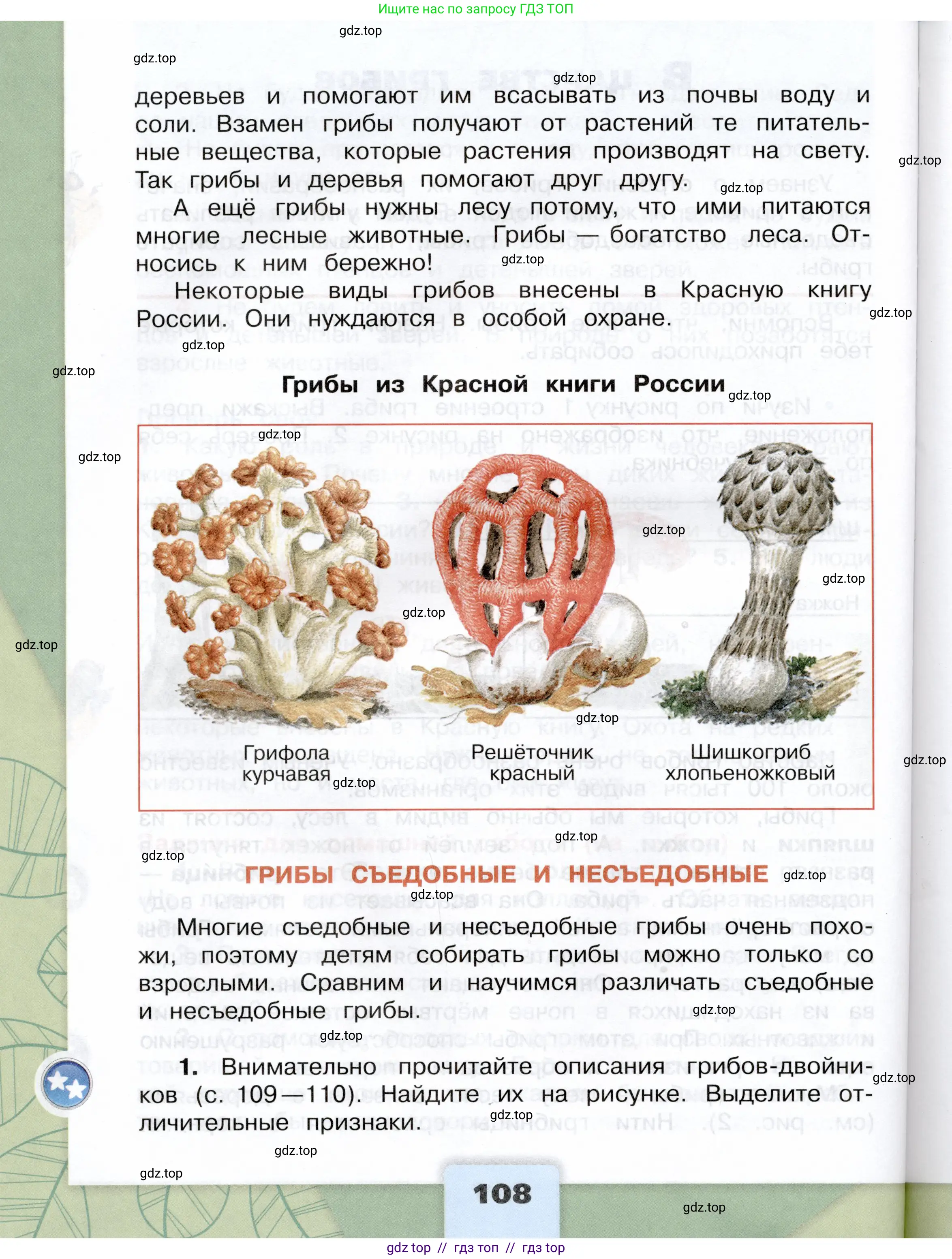 Окружающий мир, 3 класс Учебник, автор: Плешаков Андрей Анатольевич, издательство Просвещение, Москва, 2023, белого цвета, страница 108