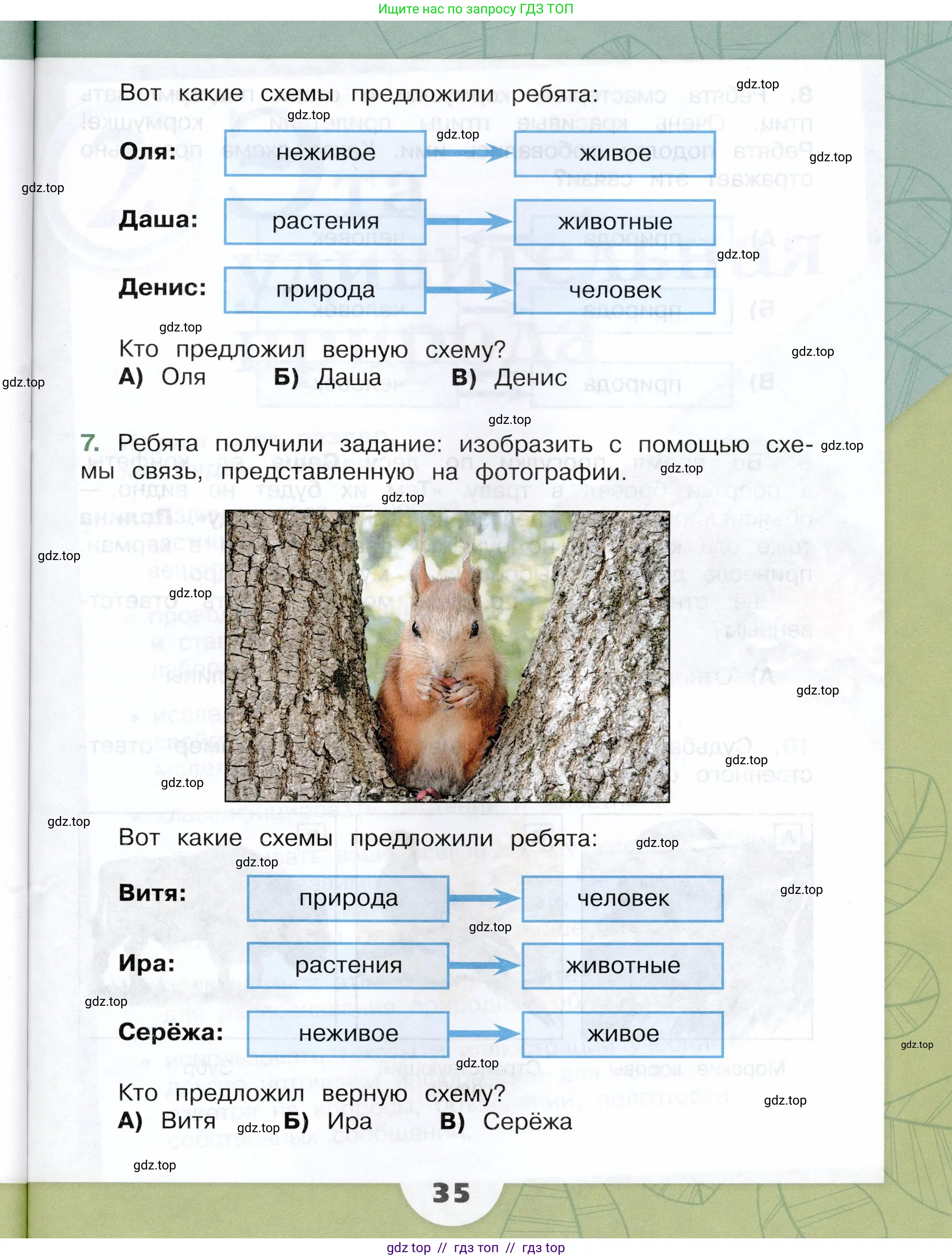 Окружающий мир, 3 класс Учебник, автор: Плешаков Андрей Анатольевич, издательство Просвещение, Москва, 2023, белого цвета, страница 35