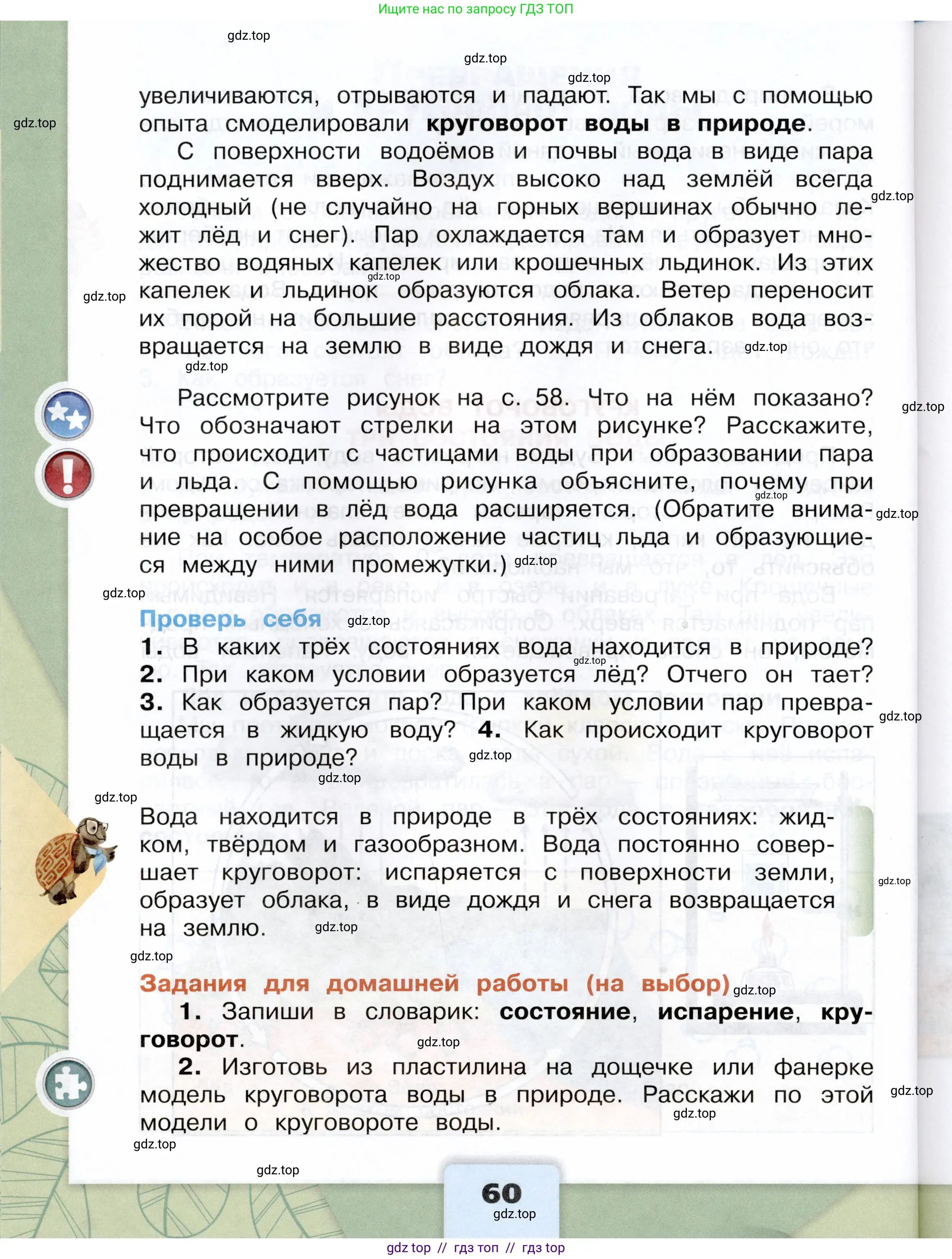 Окружающий мир, 3 класс Учебник, автор: Плешаков Андрей Анатольевич, издательство Просвещение, Москва, 2023, белого цвета, страница 60