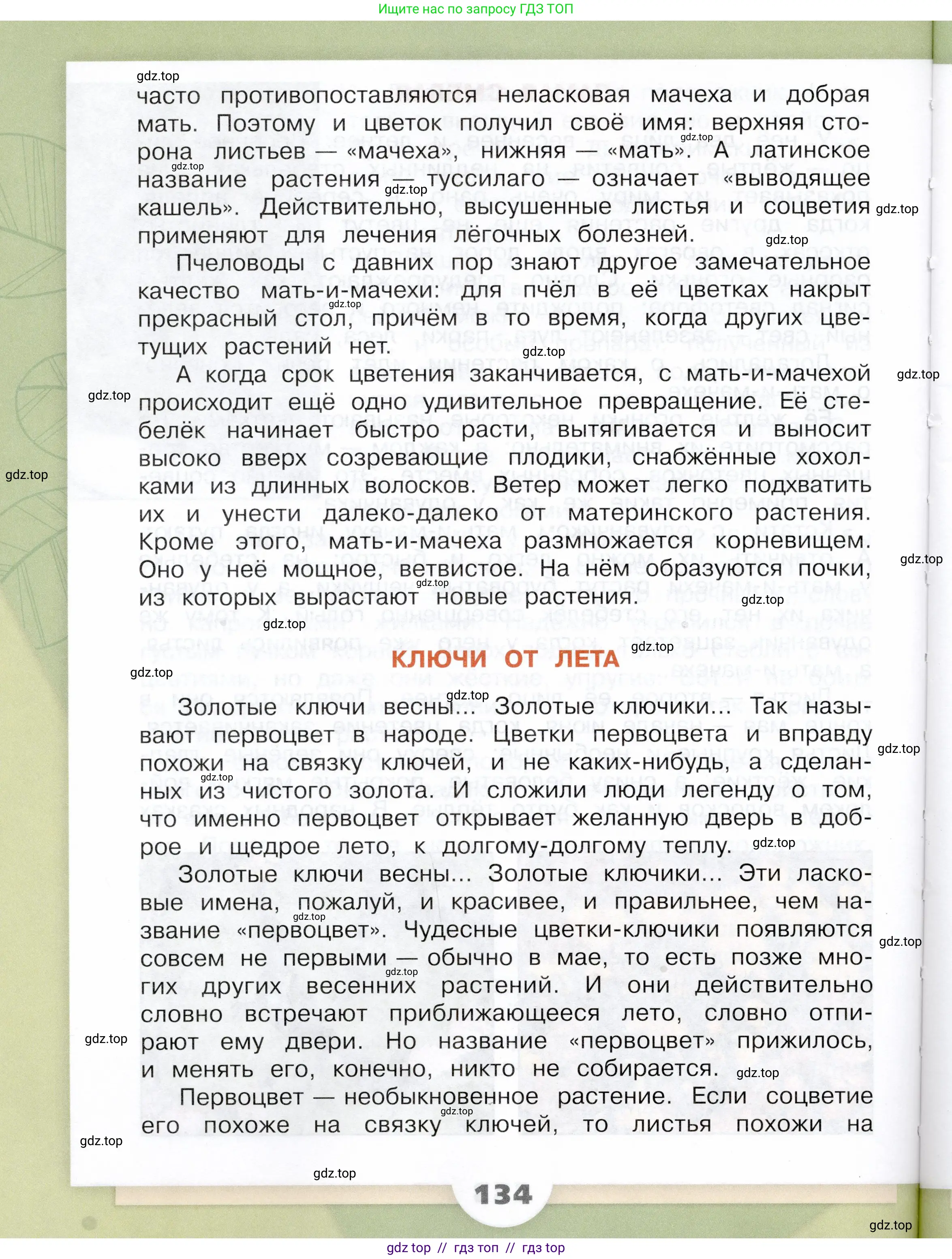Окружающий мир, 3 класс Учебник, автор: Плешаков Андрей Анатольевич, издательство Просвещение, Москва, 2023, белого цвета, страница 134