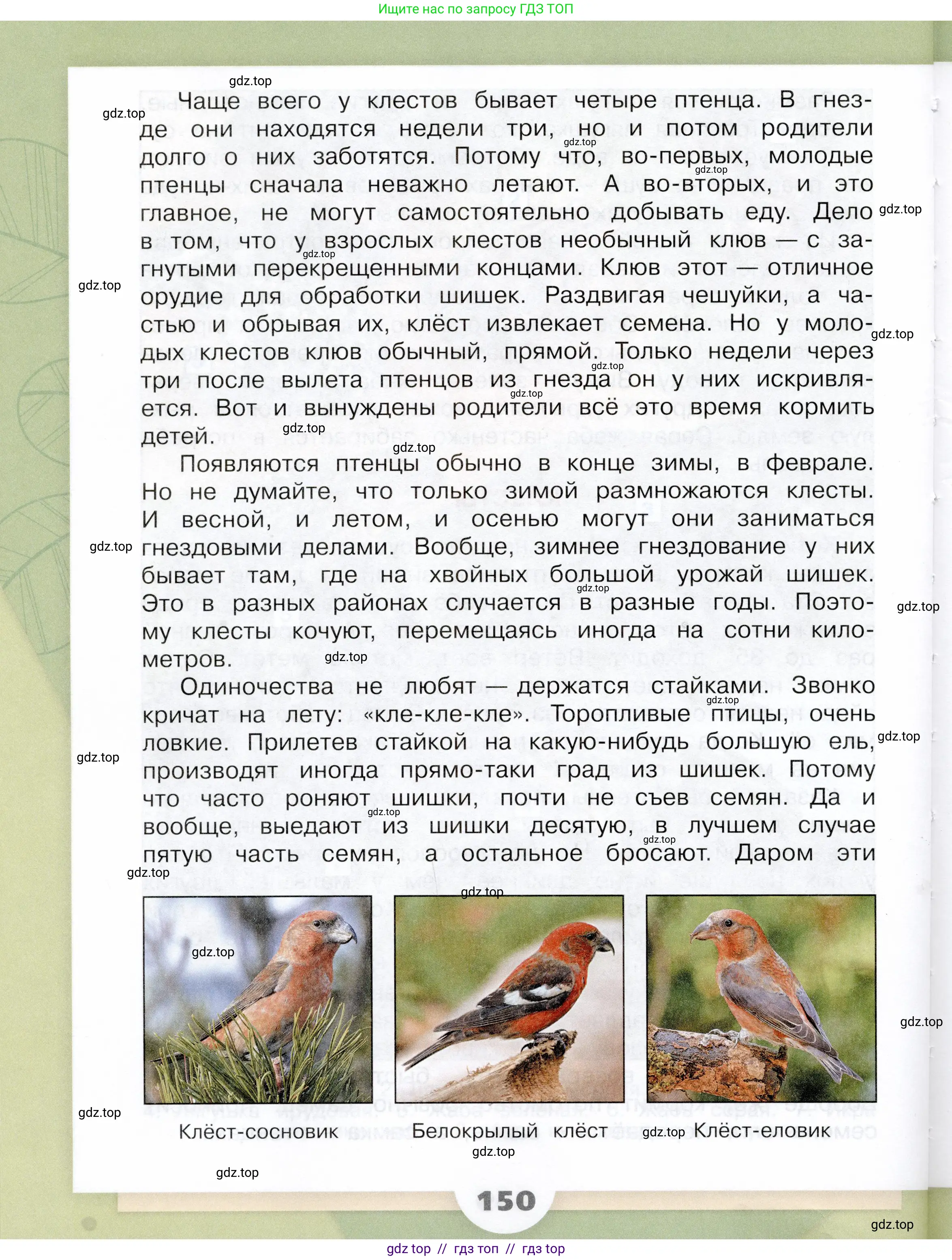Окружающий мир, 3 класс Учебник, автор: Плешаков Андрей Анатольевич, издательство Просвещение, Москва, 2023, белого цвета, страница 150