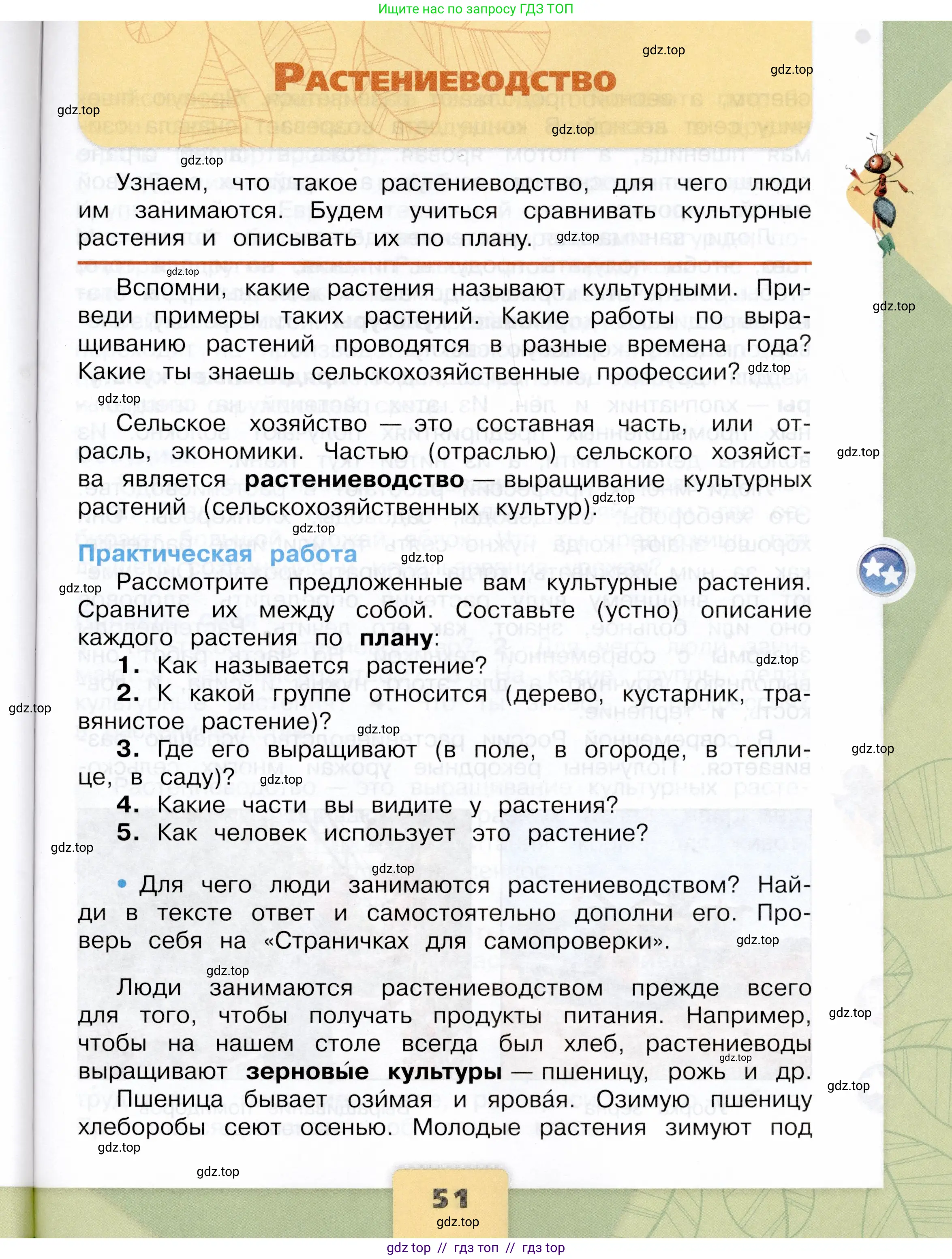 Окружающий мир, 3 класс Учебник, автор: Плешаков Андрей Анатольевич, издательство Просвещение, Москва, 2023, белого цвета, Часть 2, страница 51
