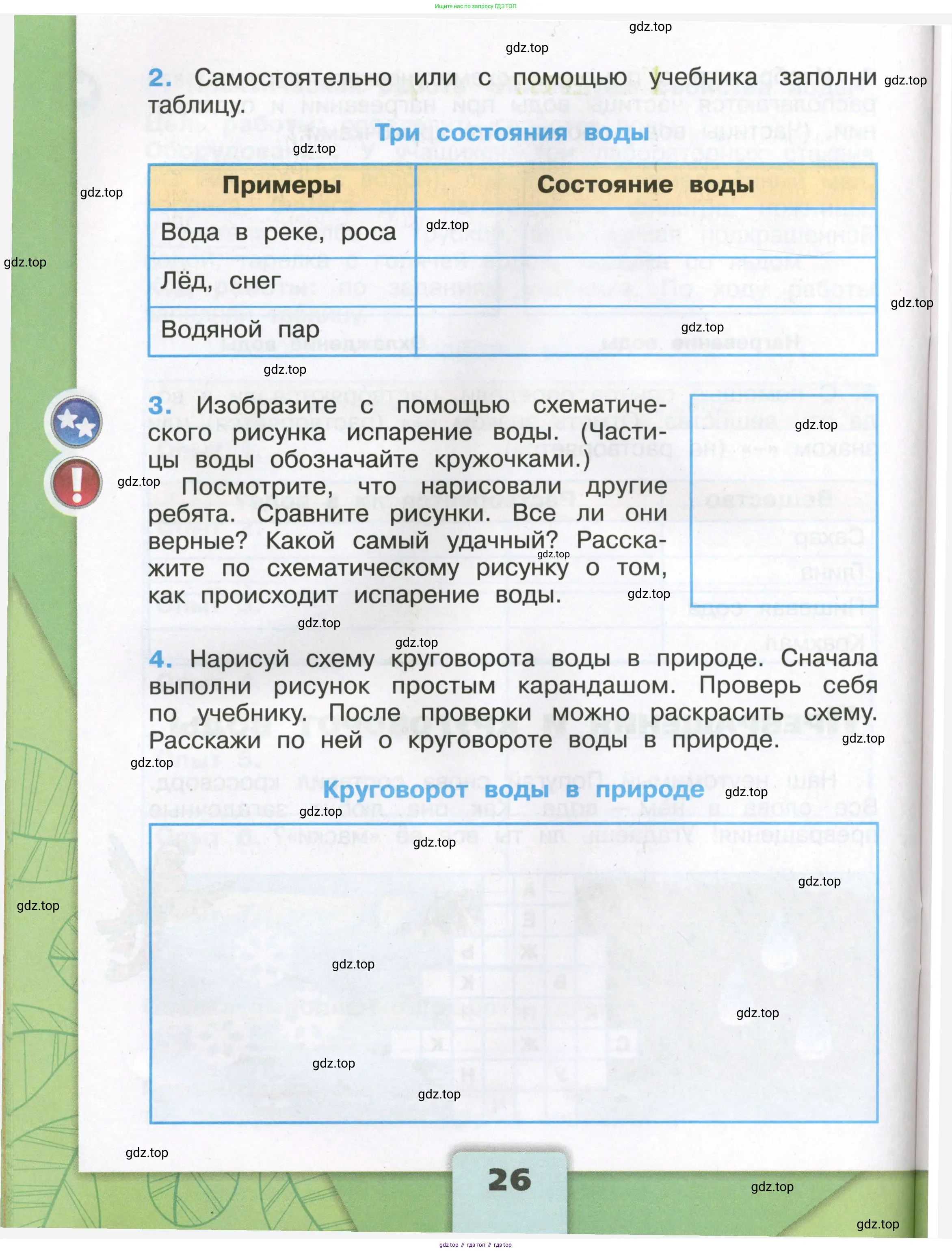 Окружающий мир, 3 класс рабочая тетрадь, автор: Плешаков Андрей Анатольевич, издательство Просвещение, Москва, 2023, белого цвета, Часть 2, страница 26
