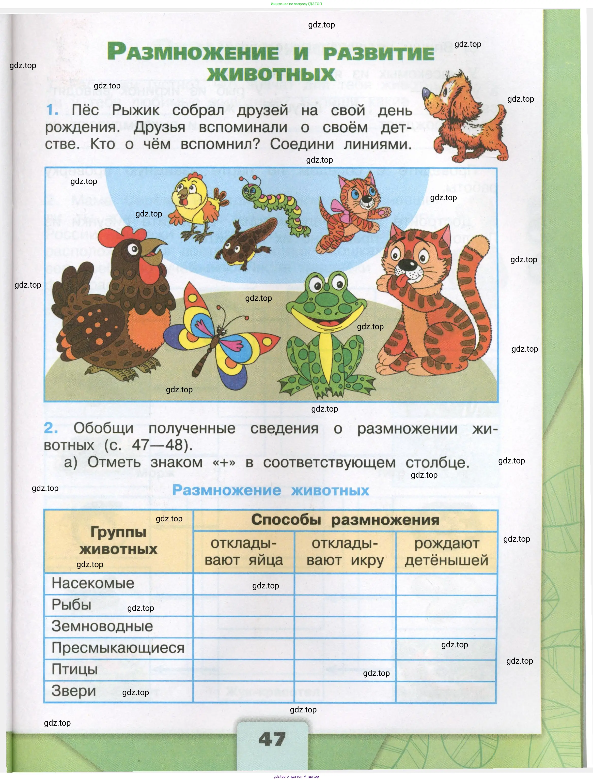 Окружающий мир, 3 класс рабочая тетрадь, автор: Плешаков Андрей Анатольевич, издательство Просвещение, Москва, 2023, белого цвета, Часть 1, страница 47