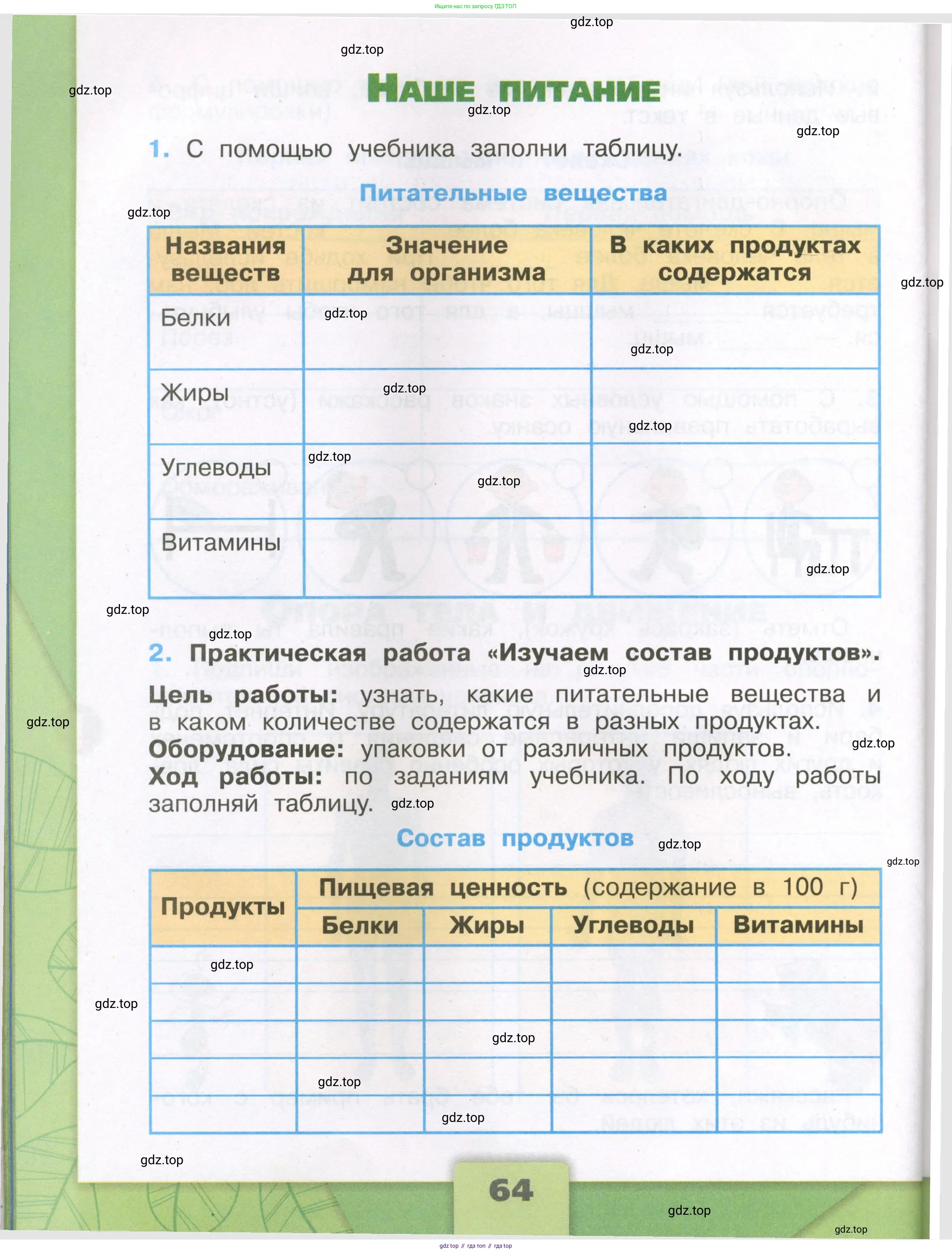 Окружающий мир, 3 класс рабочая тетрадь, автор: Плешаков Андрей Анатольевич, издательство Просвещение, Москва, 2023, белого цвета, Часть 1, страница 64