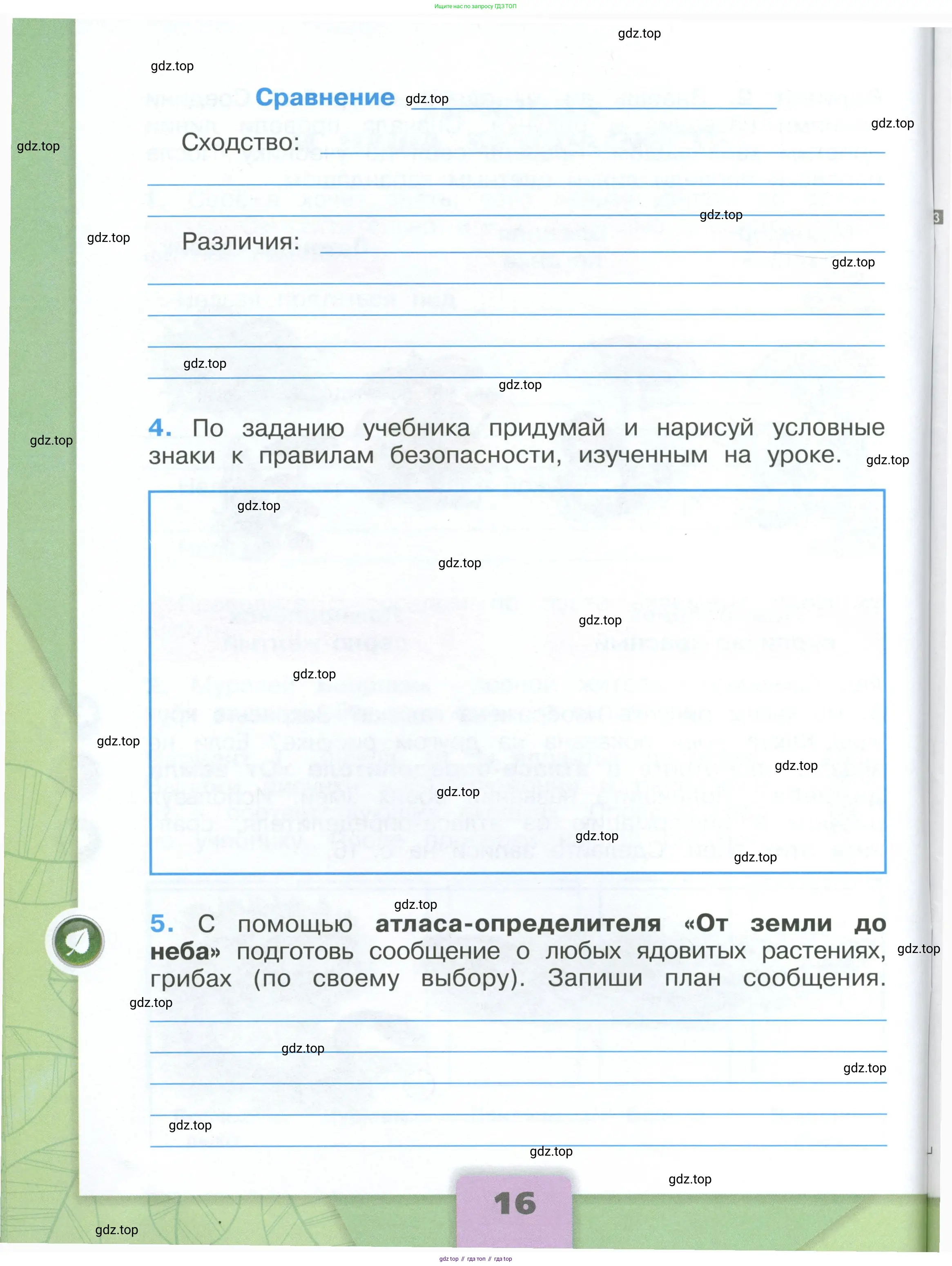 Окружающий мир, 3 класс рабочая тетрадь, автор: Плешаков Андрей Анатольевич, издательство Просвещение, Москва, 2023, белого цвета, страница 16