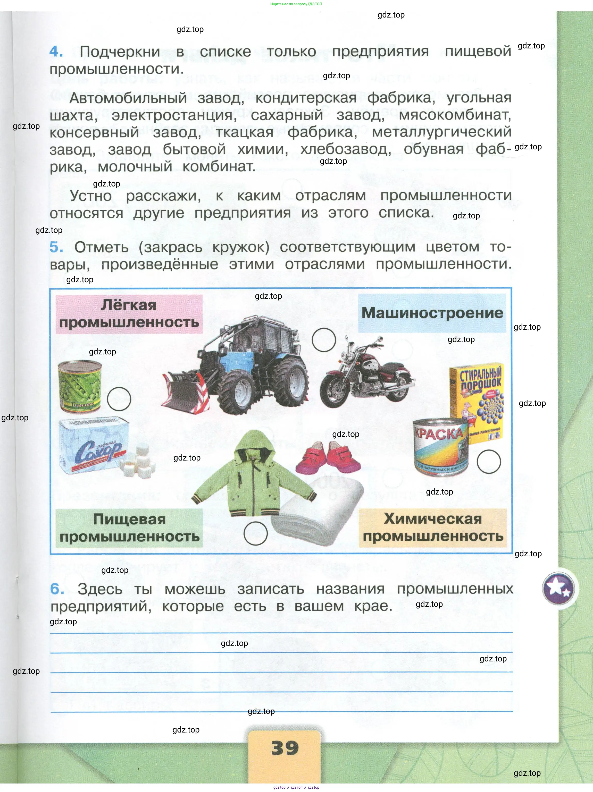 Окружающий мир, 3 класс рабочая тетрадь, автор: Плешаков Андрей Анатольевич, издательство Просвещение, Москва, 2023, белого цвета, страница 39