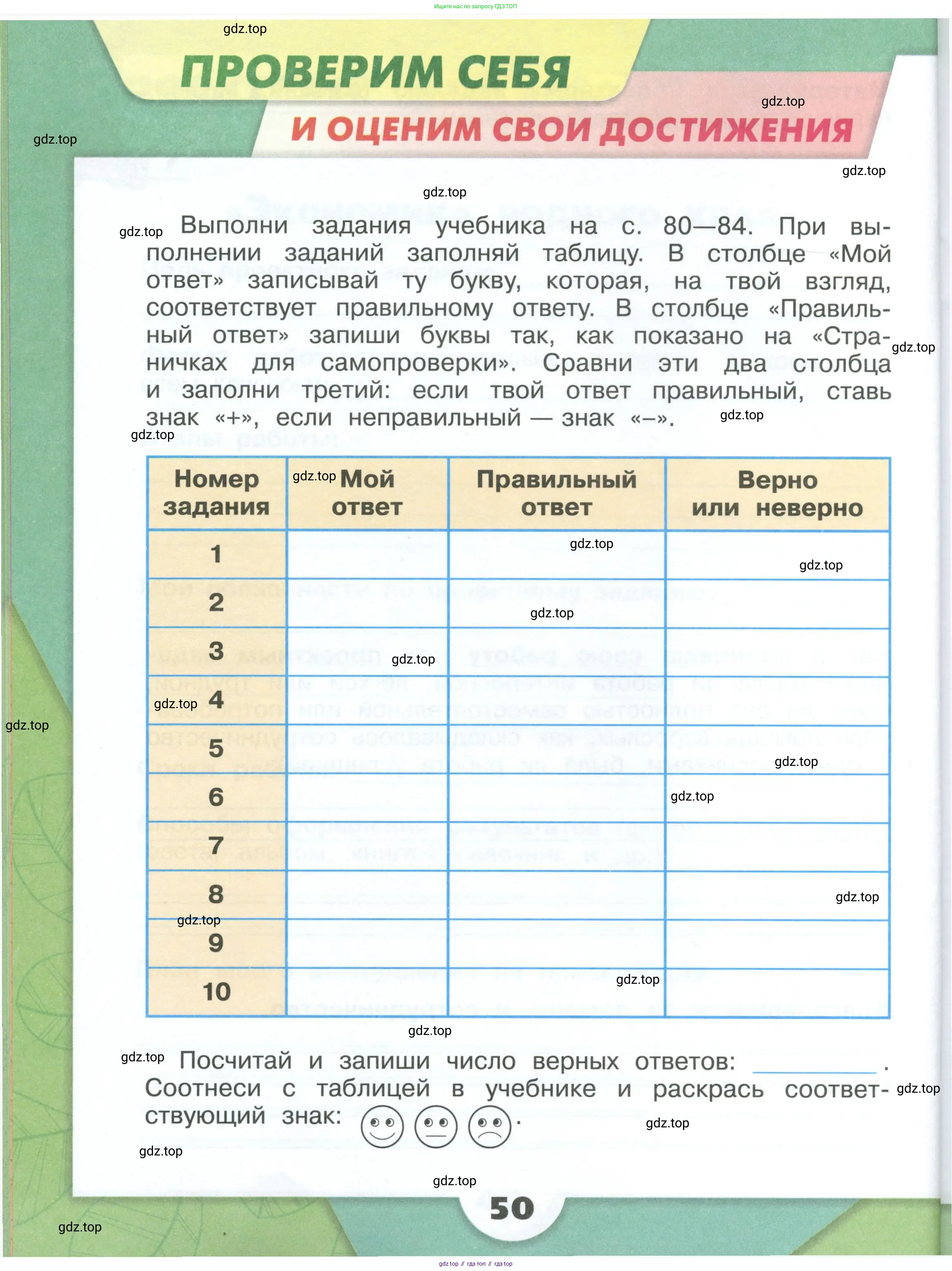 Окружающий мир, 3 класс рабочая тетрадь, автор: Плешаков Андрей Анатольевич, издательство Просвещение, Москва, 2023, белого цвета, Часть 2, страница 50