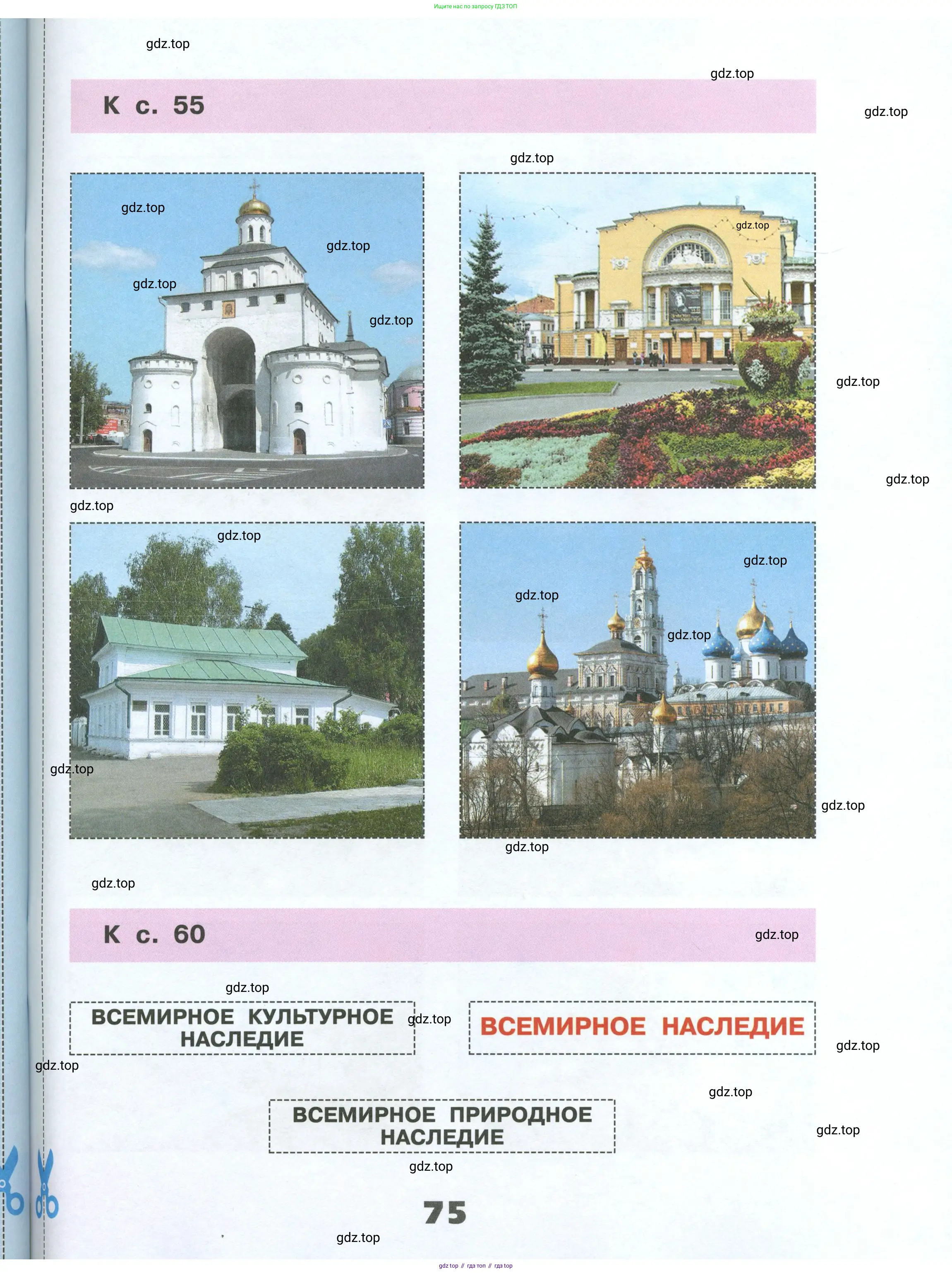 Окружающий мир, 3 класс рабочая тетрадь, автор: Плешаков Андрей Анатольевич, издательство Просвещение, Москва, 2023, белого цвета, страница 75
