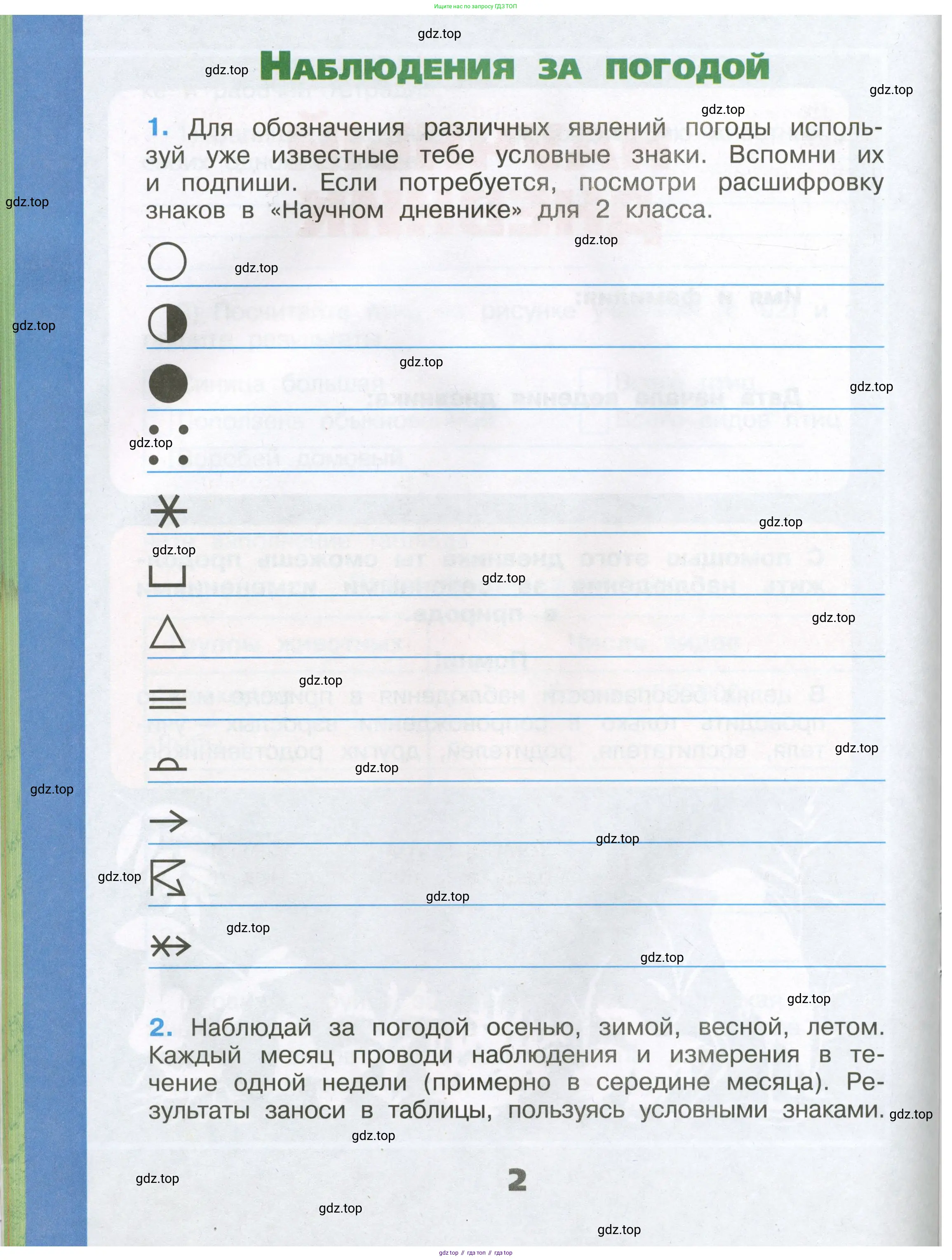 Окружающий мир, 3 класс рабочая тетрадь, автор: Плешаков Андрей Анатольевич, издательство Просвещение, Москва, 2023, белого цвета, страница 2