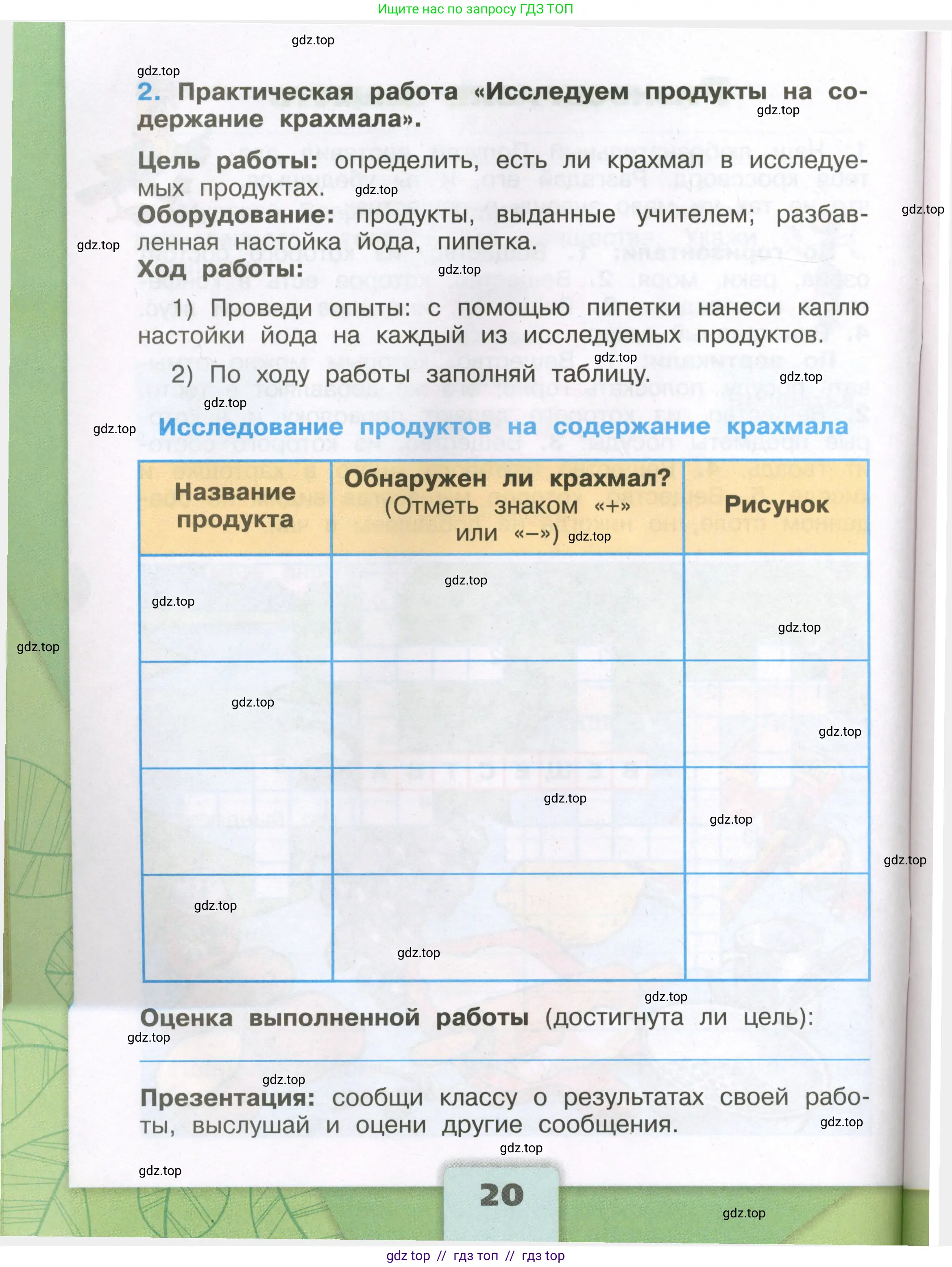 Окружающий мир, 3 класс рабочая тетрадь, автор: Плешаков Андрей Анатольевич, издательство Просвещение, Москва, 2023, белого цвета, страница 20