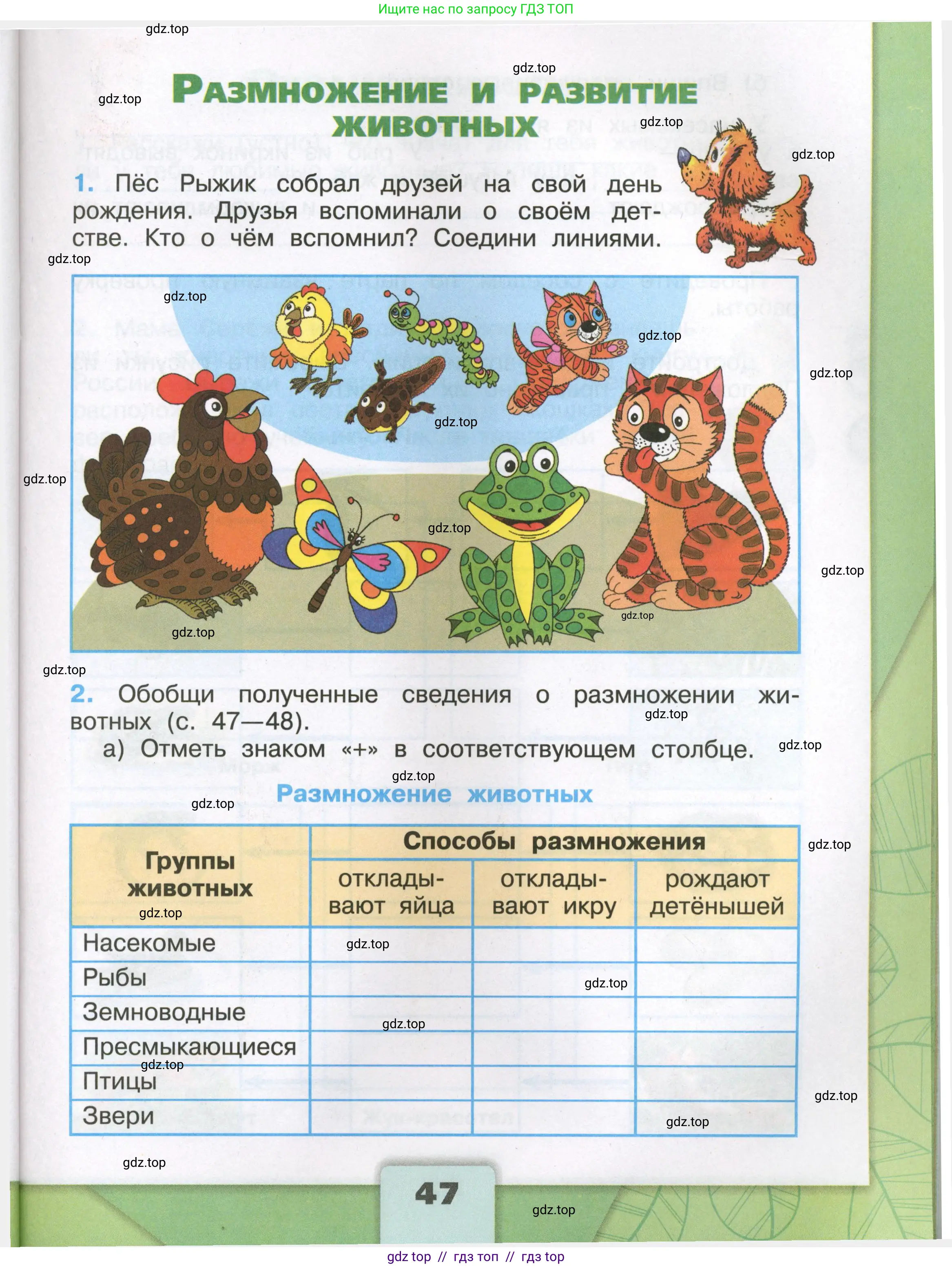 Окружающий мир, 3 класс рабочая тетрадь, автор: Плешаков Андрей Анатольевич, издательство Просвещение, Москва, 2023, белого цвета, Часть 1, страница 47