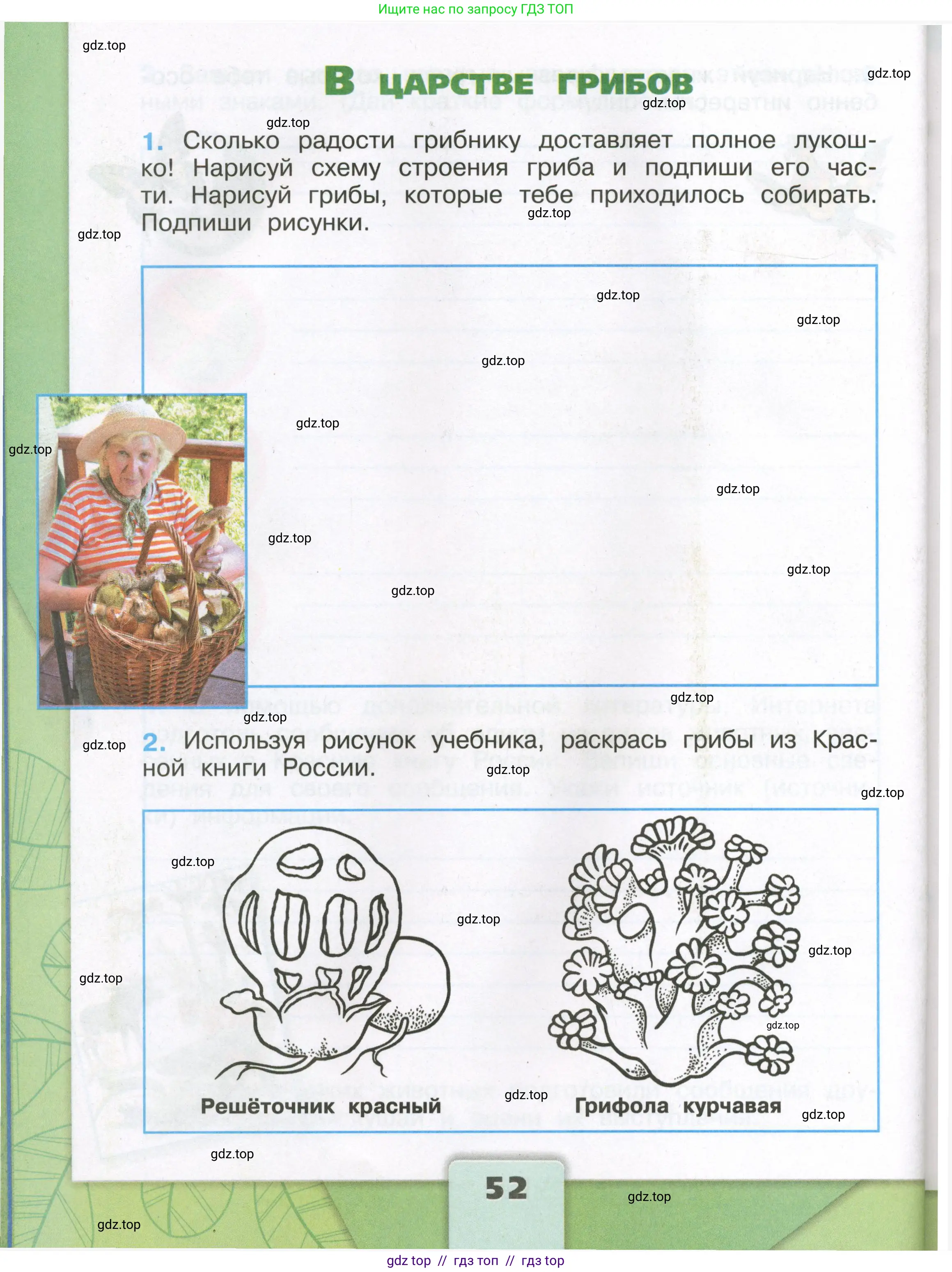 Окружающий мир, 3 класс рабочая тетрадь, автор: Плешаков Андрей Анатольевич, издательство Просвещение, Москва, 2023, белого цвета, Часть 1, страница 52