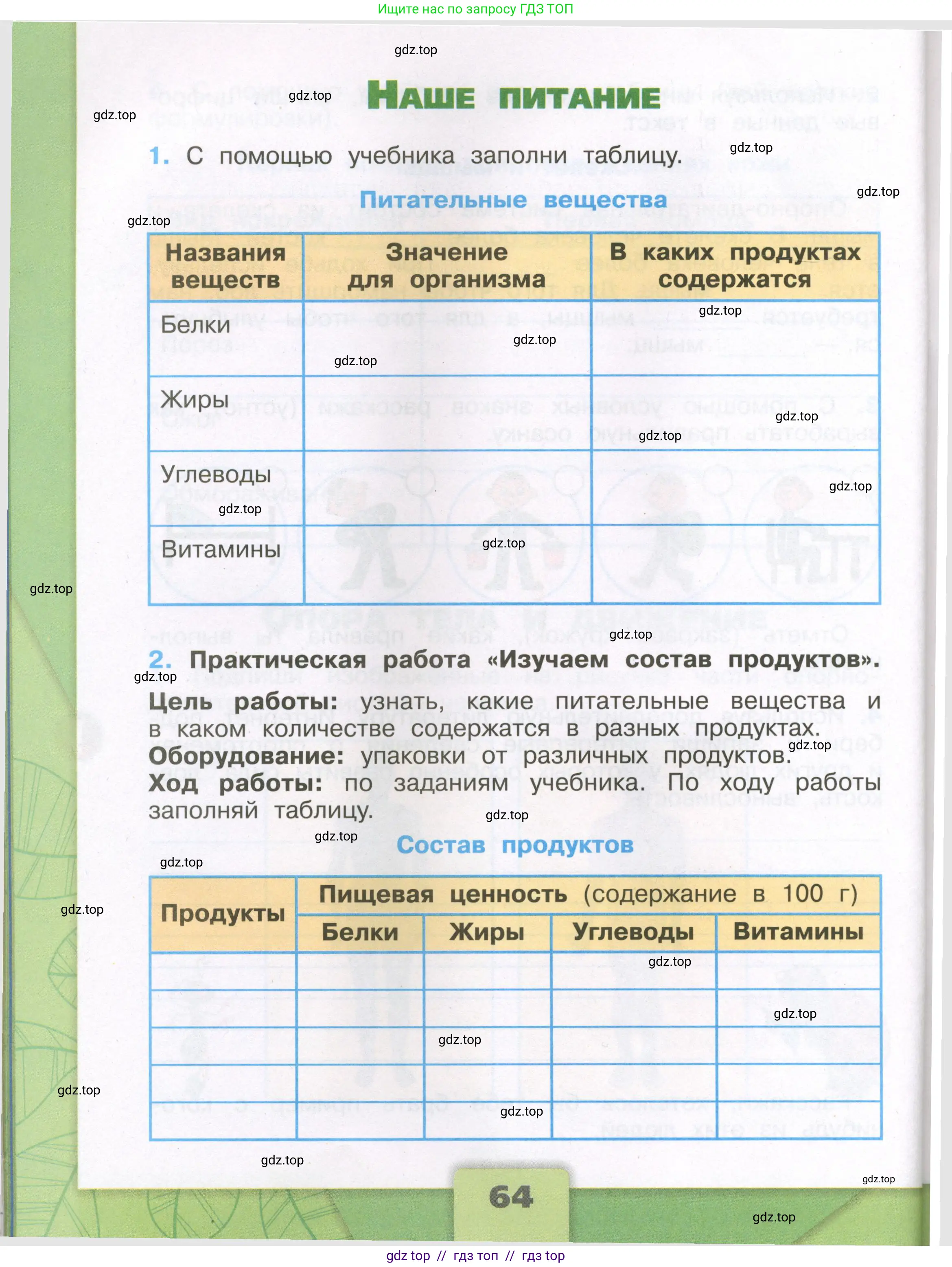 Окружающий мир, 3 класс рабочая тетрадь, автор: Плешаков Андрей Анатольевич, издательство Просвещение, Москва, 2023, белого цвета, Часть 1, страница 64